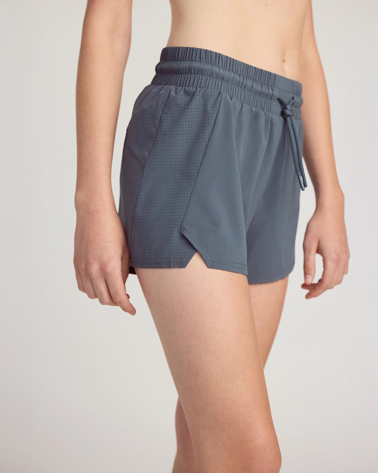 The Lightweight GRS Certified Recycled Polyester 3" Run Short - Dark Slate