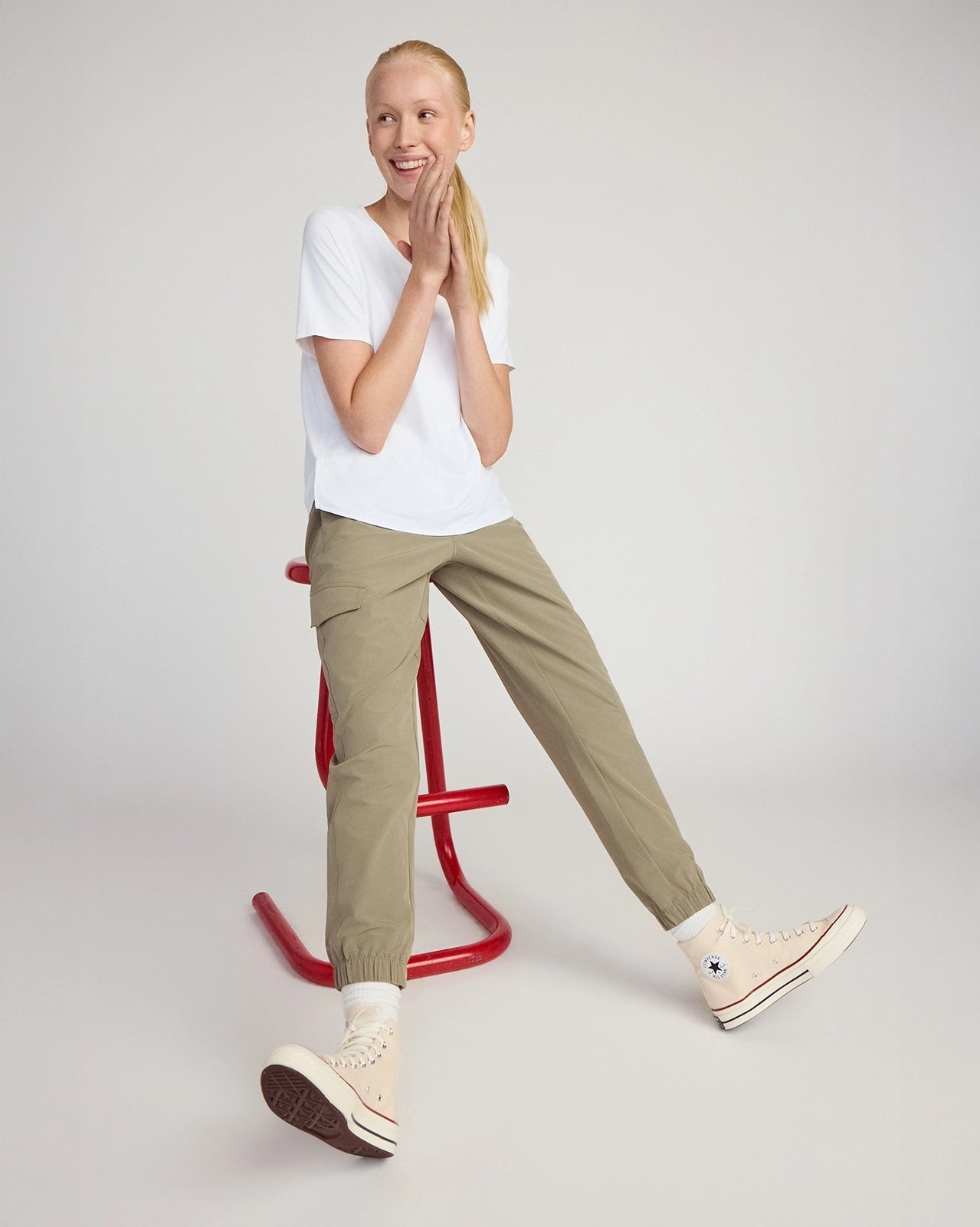The Stretch Cargo GRS Certified Recycled Polyester Commuter Pant - Vetiver