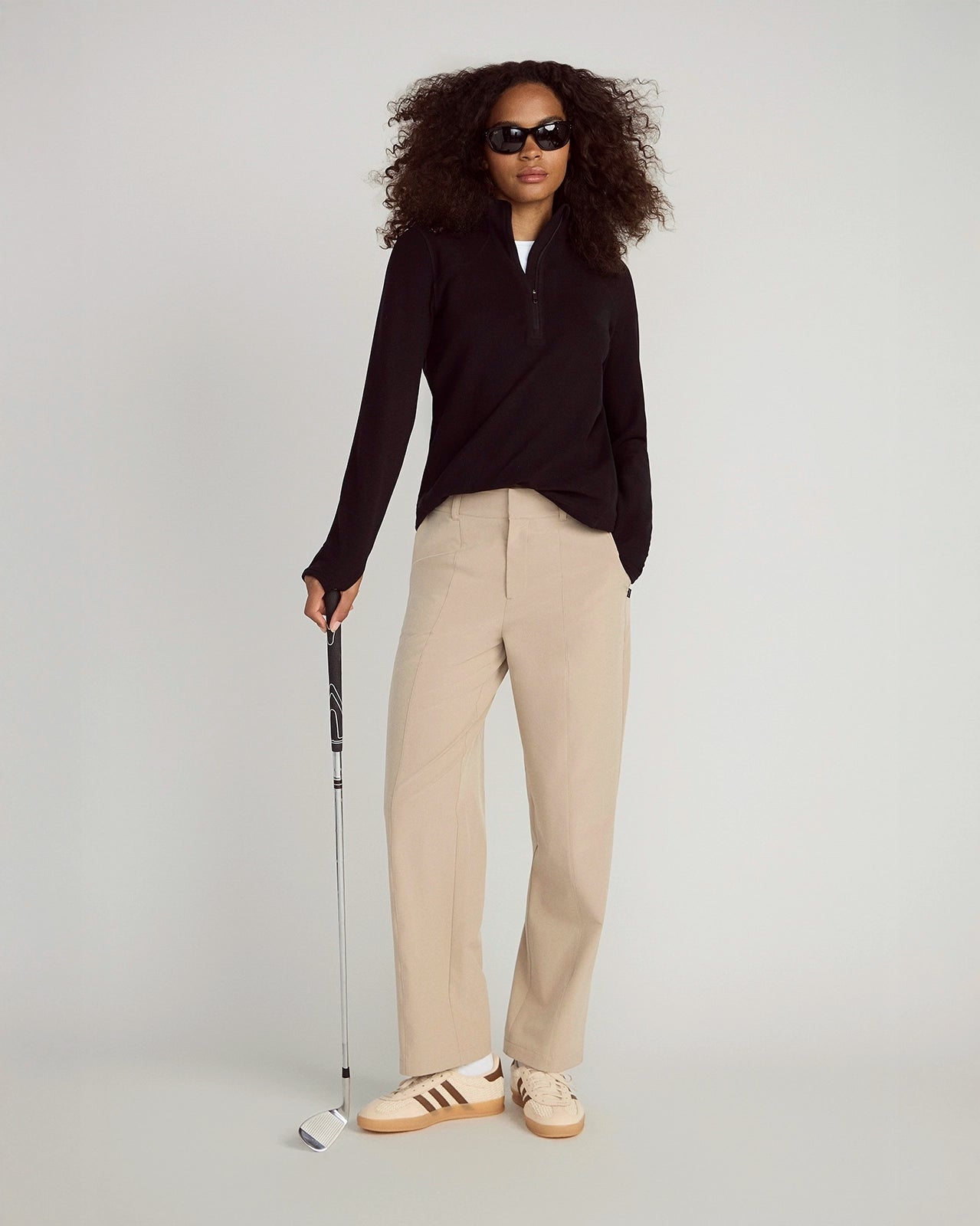 The All-Day Stretch GRS Certified Recycled Polyester Straight Leg Pant - Savannah Tan