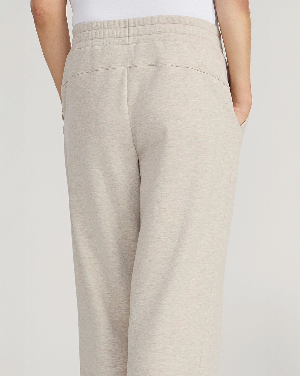 The Soft Warm GRS Certified Recycled Polyester + Organic Cotton Fleece Pant - Nacreous Clouds