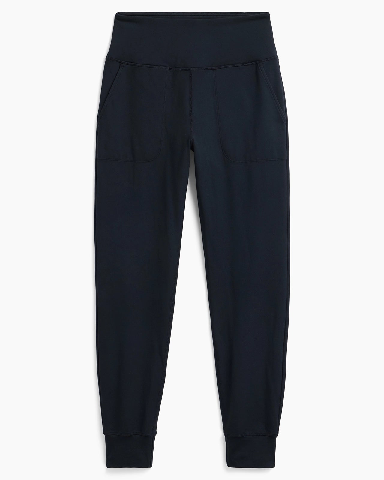 The Soft Stretch GRS Certified Recycled Polyester Jogger - Black