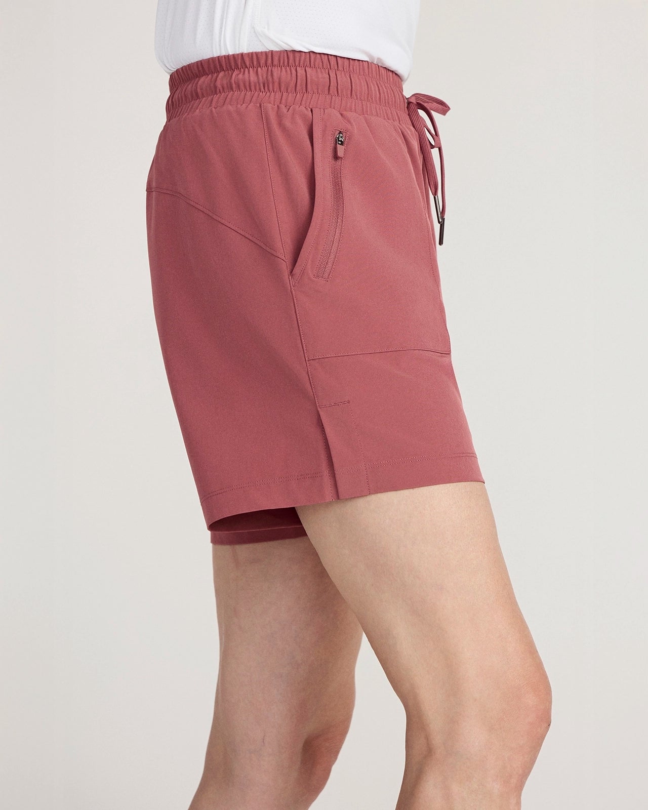 The Lightweight GRS Certified Recycled Poly All-Day 6" Short - Dark Orchid Pink