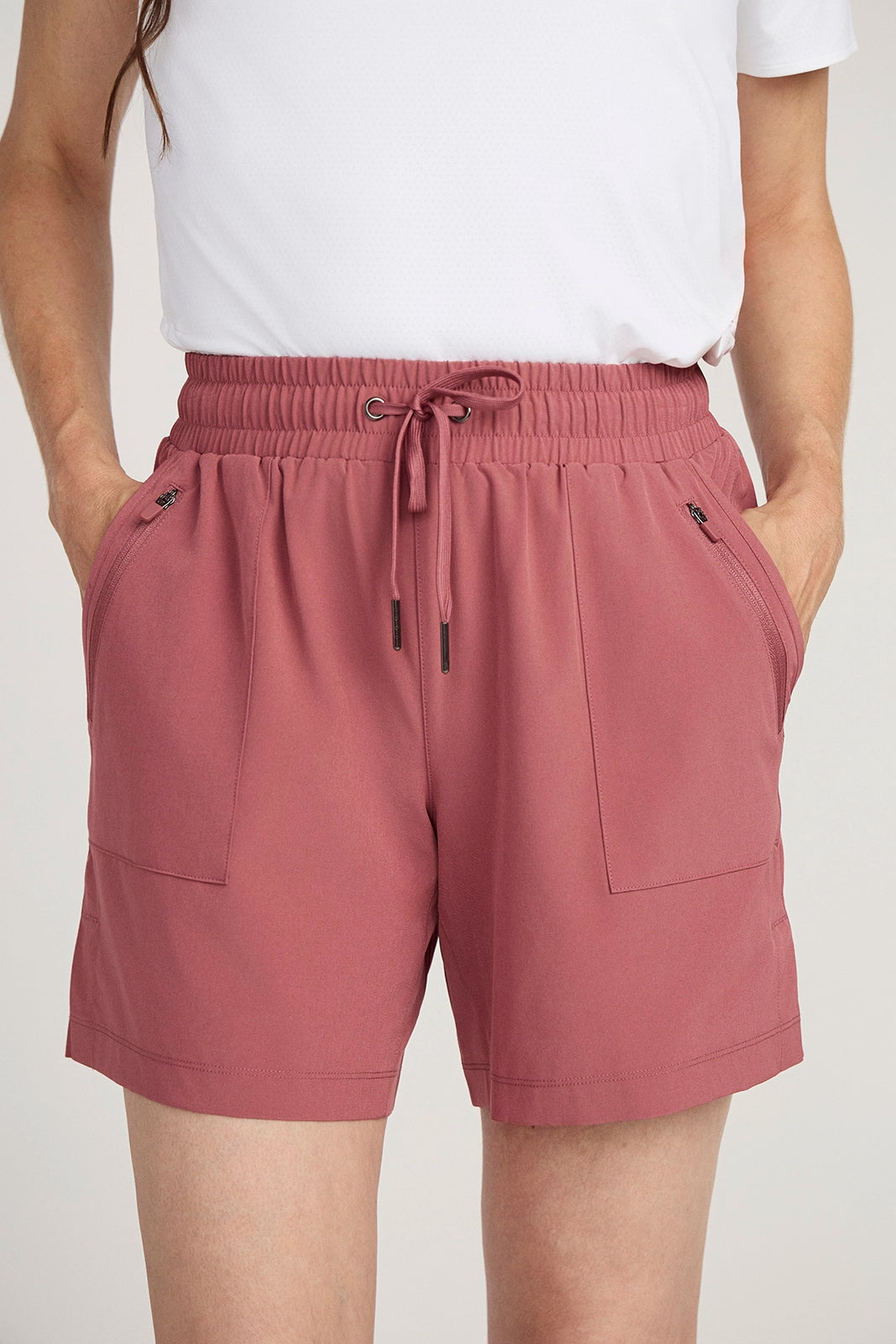 The Lightweight GRS Certified Recycled Poly All-Day 6" Short - Dark Orchid