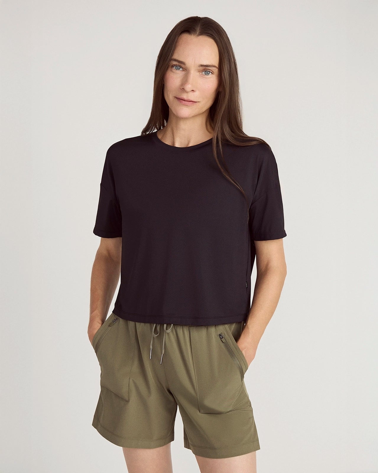 The Lightweight GRS Certified Recycled Polyester All-Day 6" Short - Dusty Olive