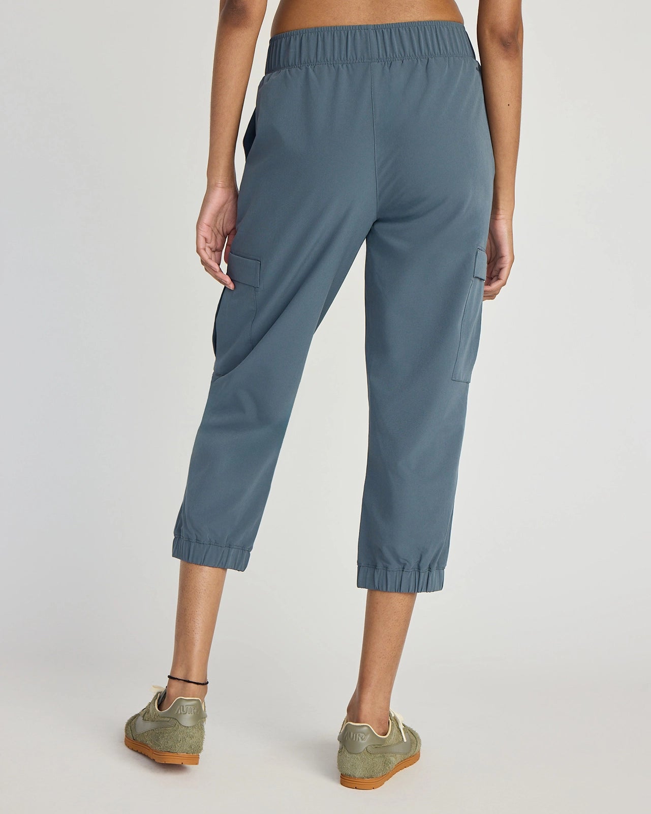 The Light Stretch GRS Certified Recycled Poly Capri - Dark Slate