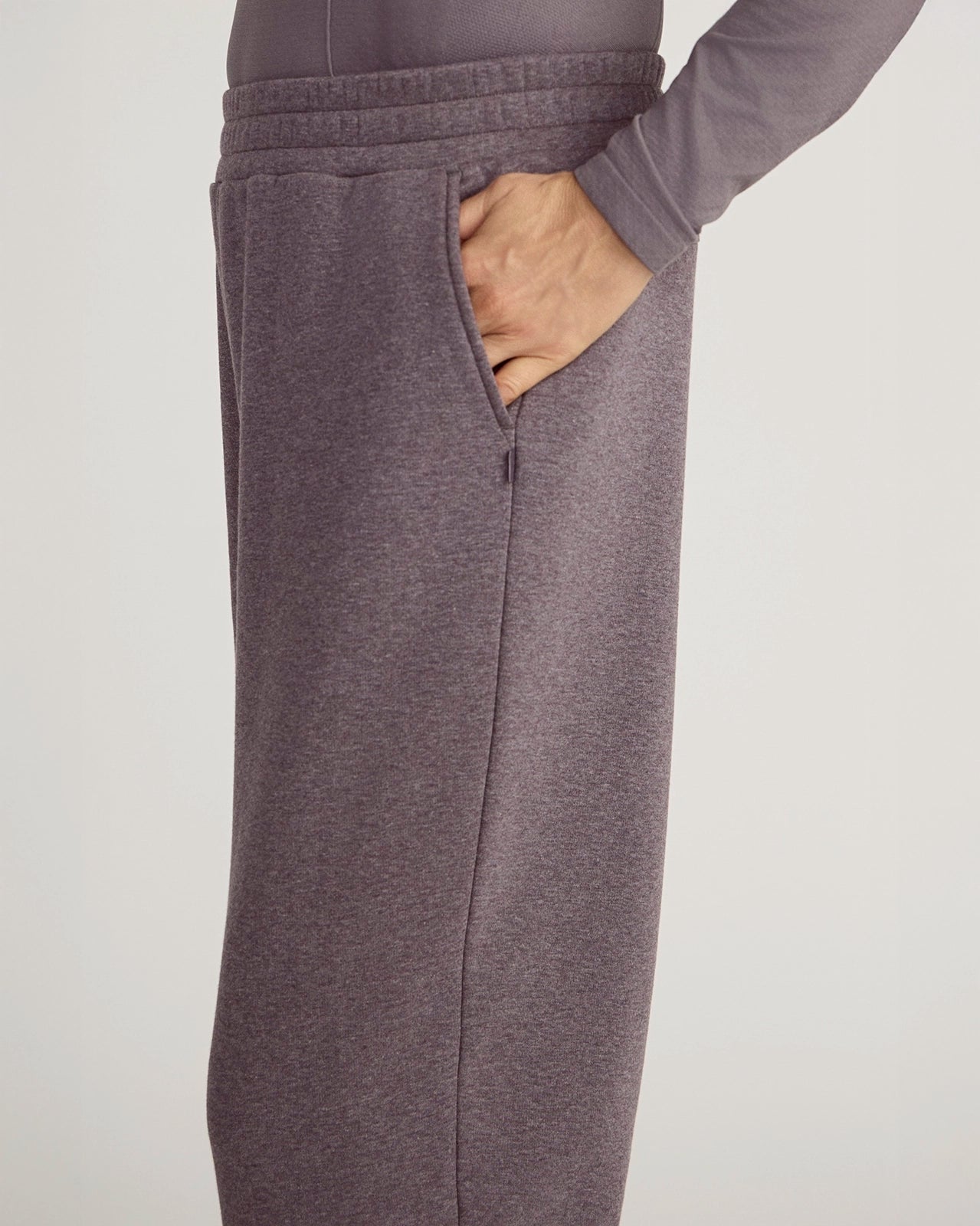 The Soft Warm GRS Certified Recycled Polyester + Organic Cotton Fleece Pant - Excalibur