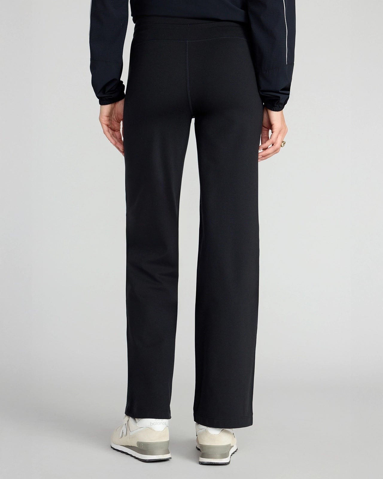 The Warm Stretch GRS Certified Recycled Poly Straight Leg Pant - Black