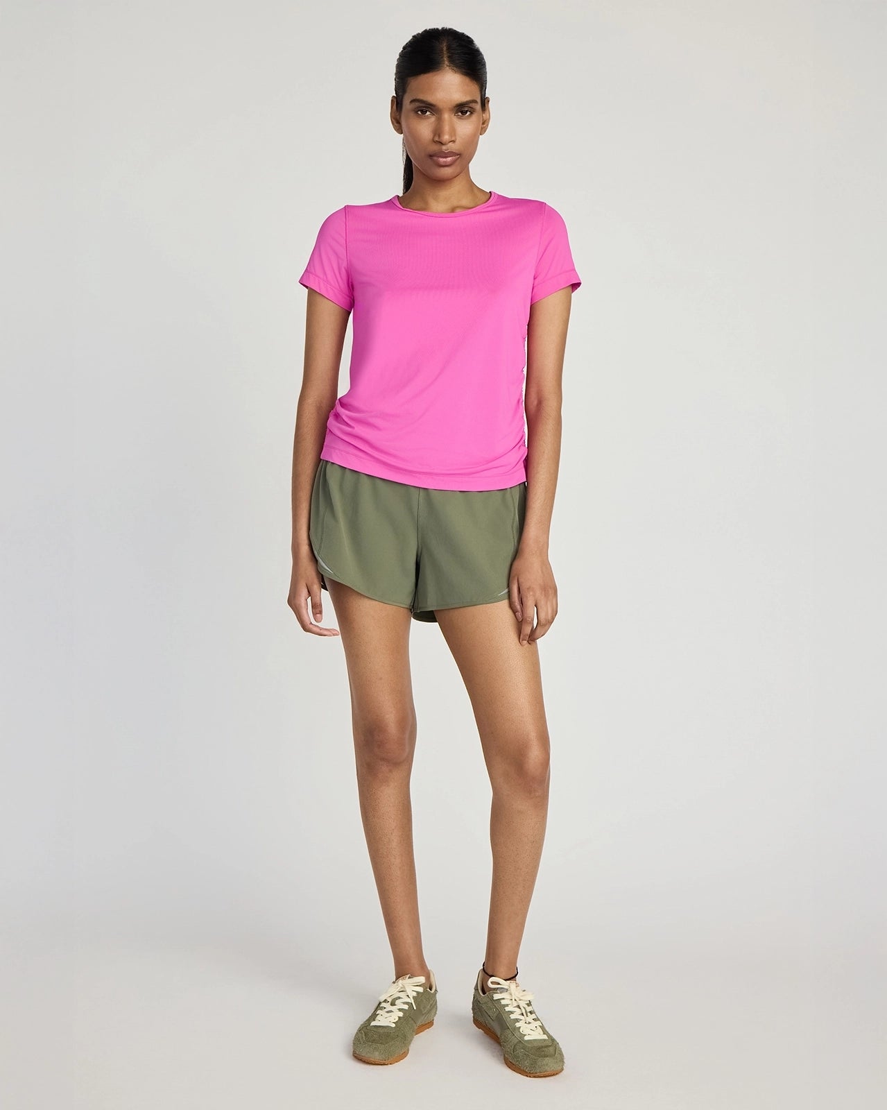 The Built-In Liner GRS Certified Recycled Polyester Ventilating 3.5" Short - Dusty Olive