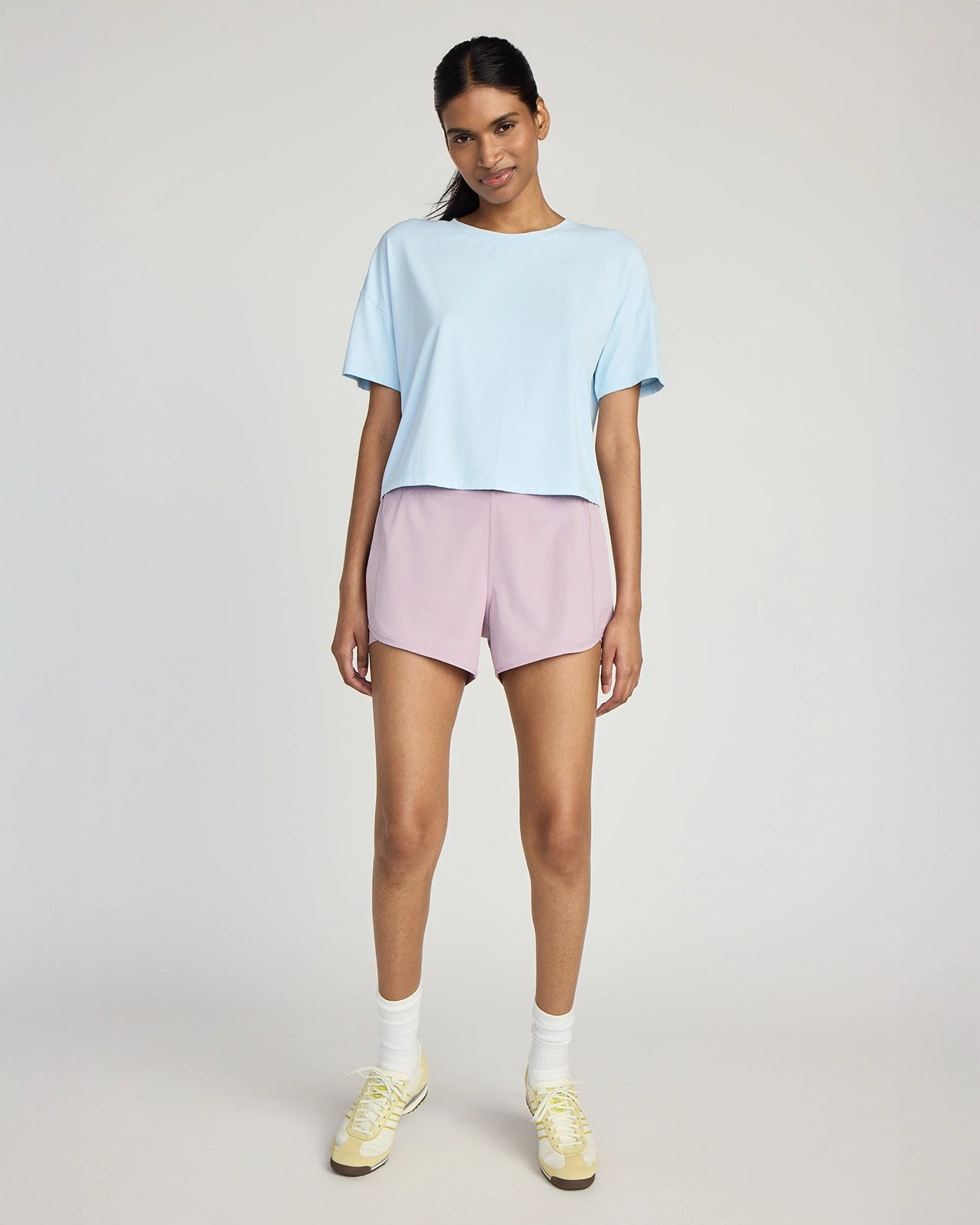 The Built-In Liner GRS Certified Recycled Poly Ventilating 3.5" Short - Mauve Shadows