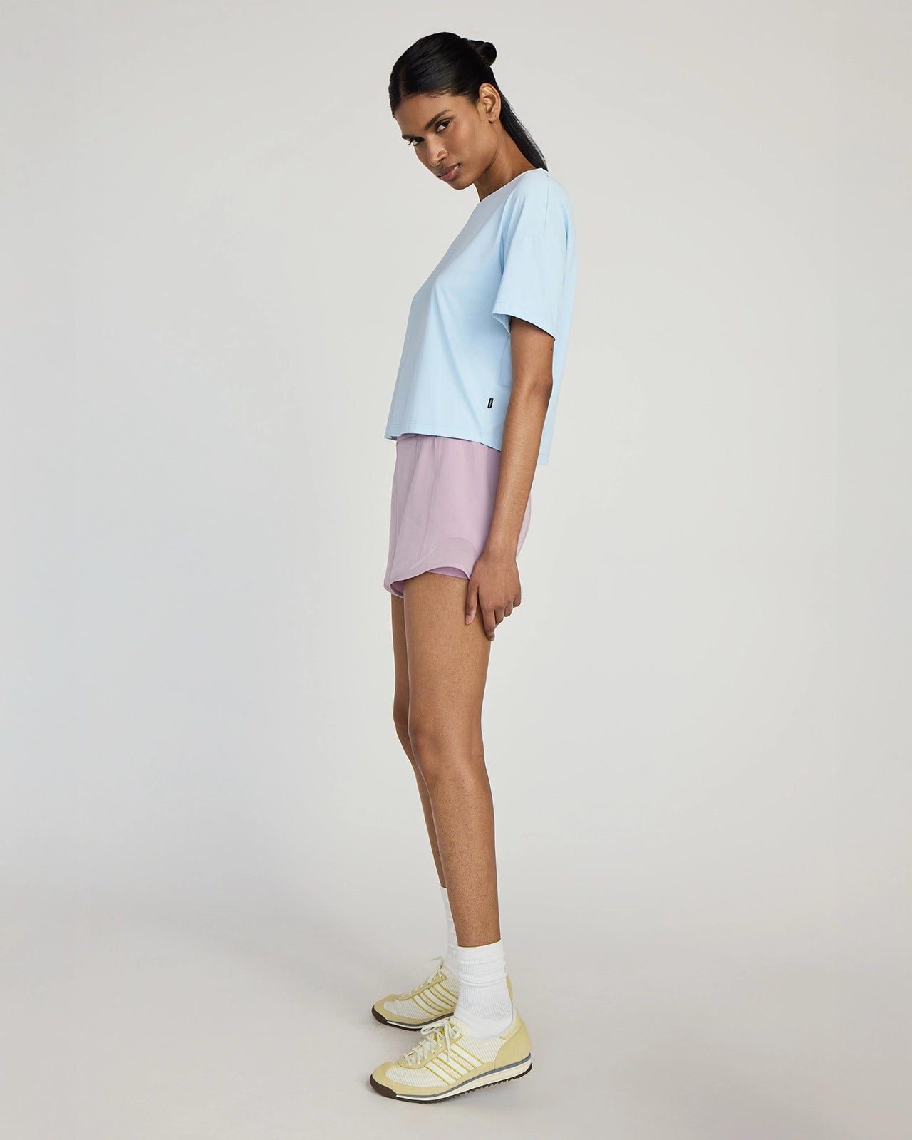 The Built-In Liner GRS Certified Recycled Poly Ventilating 3.5" Short - Mauve Shadows