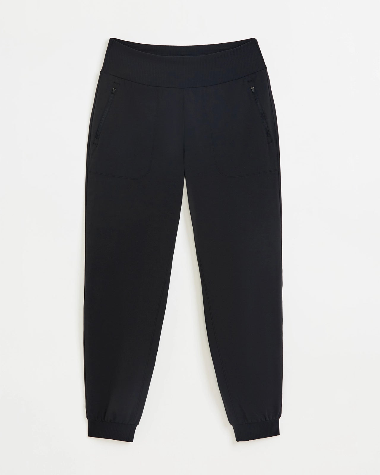 The Buttery Soft Mixed Media Jogger - Black
