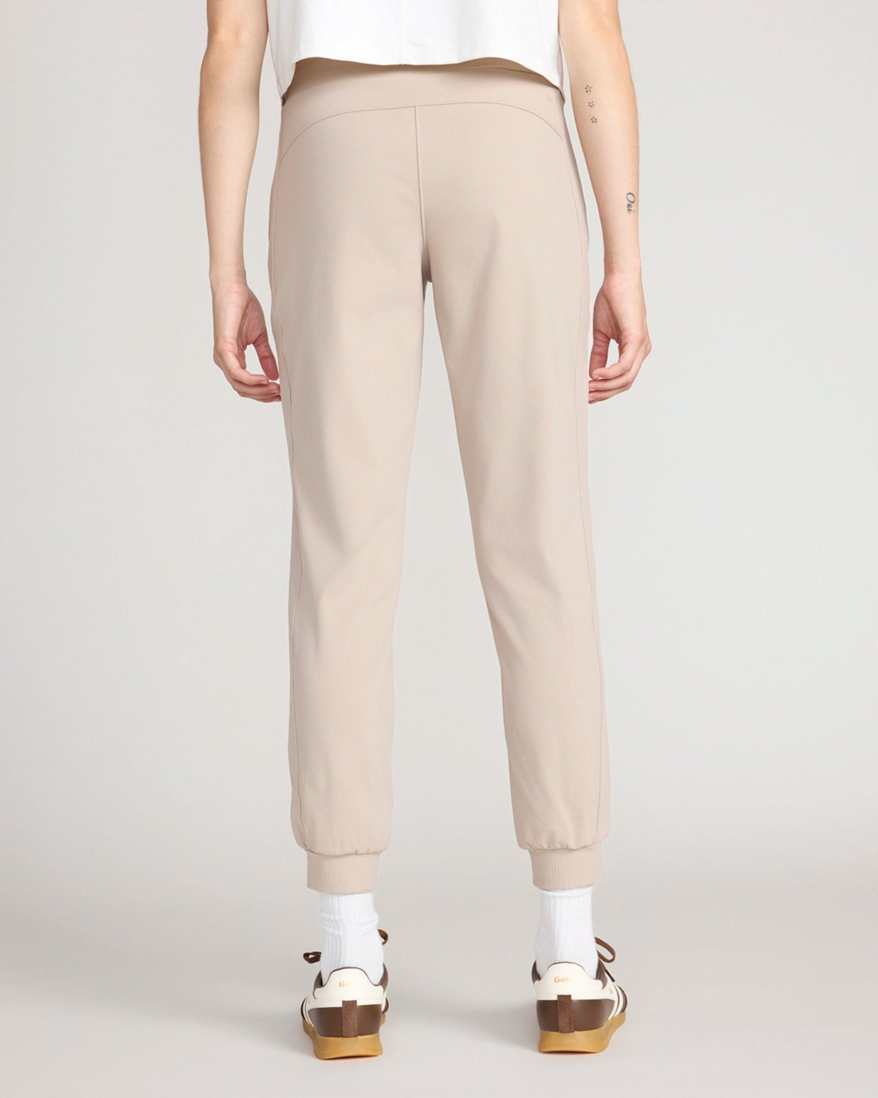 The Buttery Soft GRS Certified Recycled Nylon Mixed Media Jogger - Atmosphere