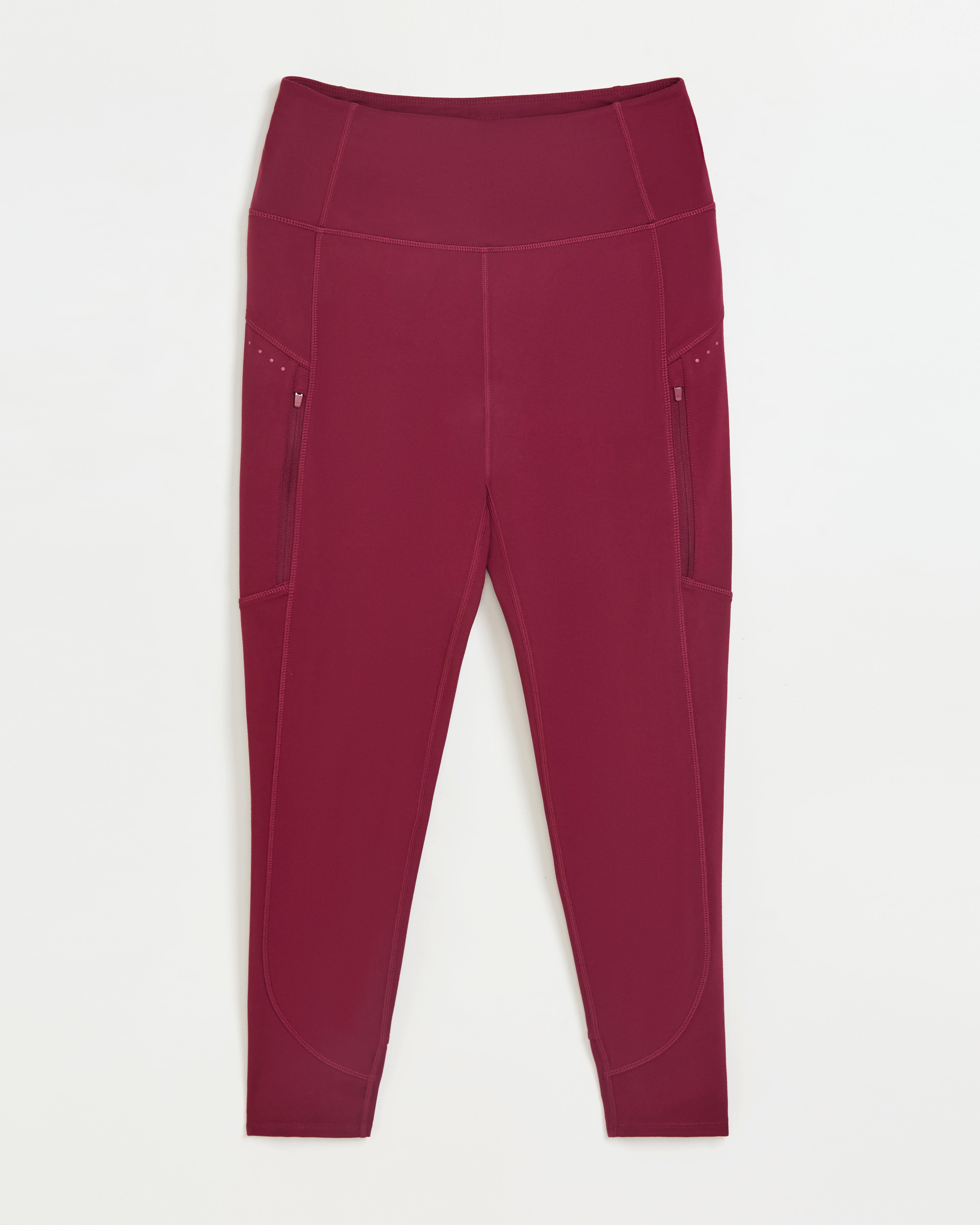 The Active Reflective Capri Legging - Lipstick Purple
