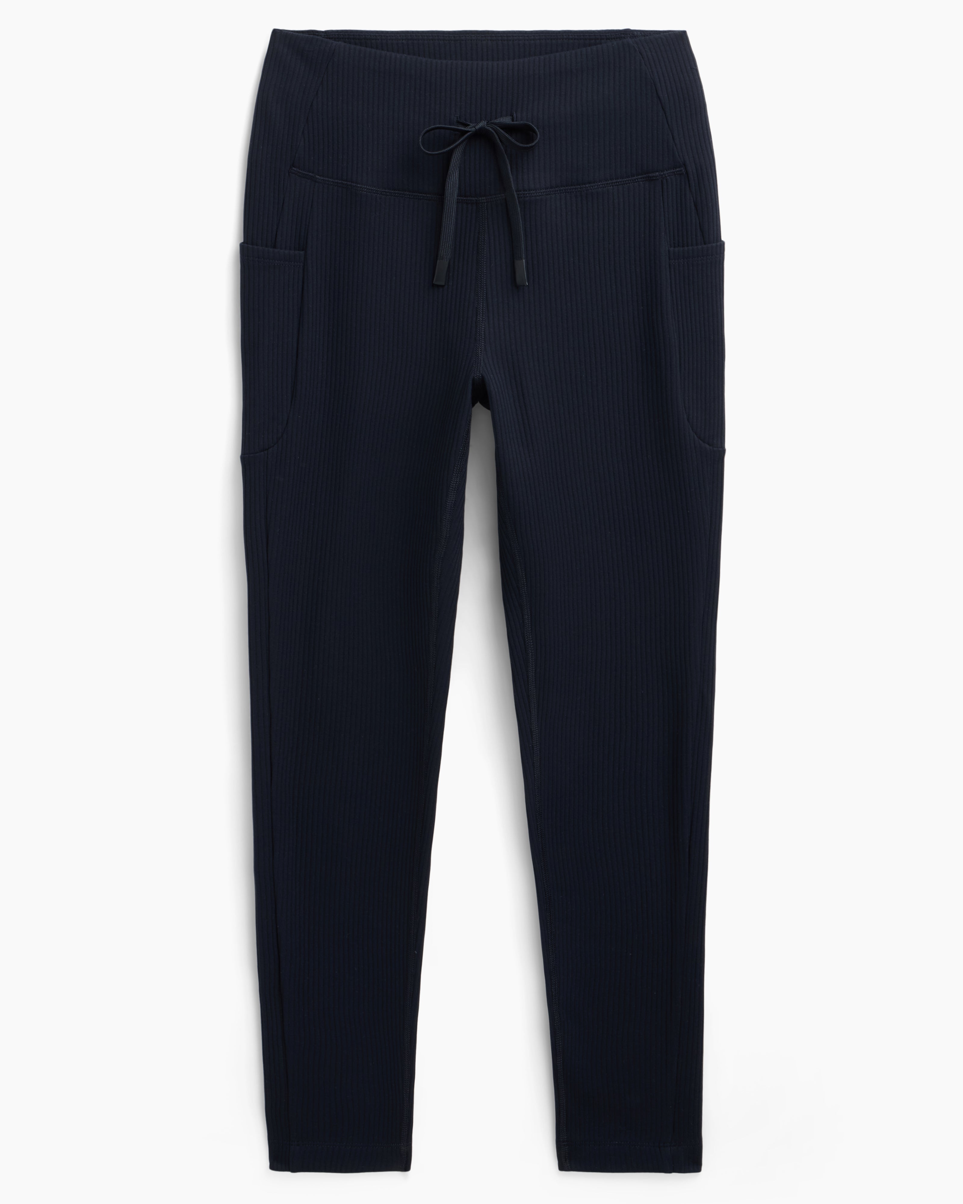 The Ribbed Cold Gear Legging - Black