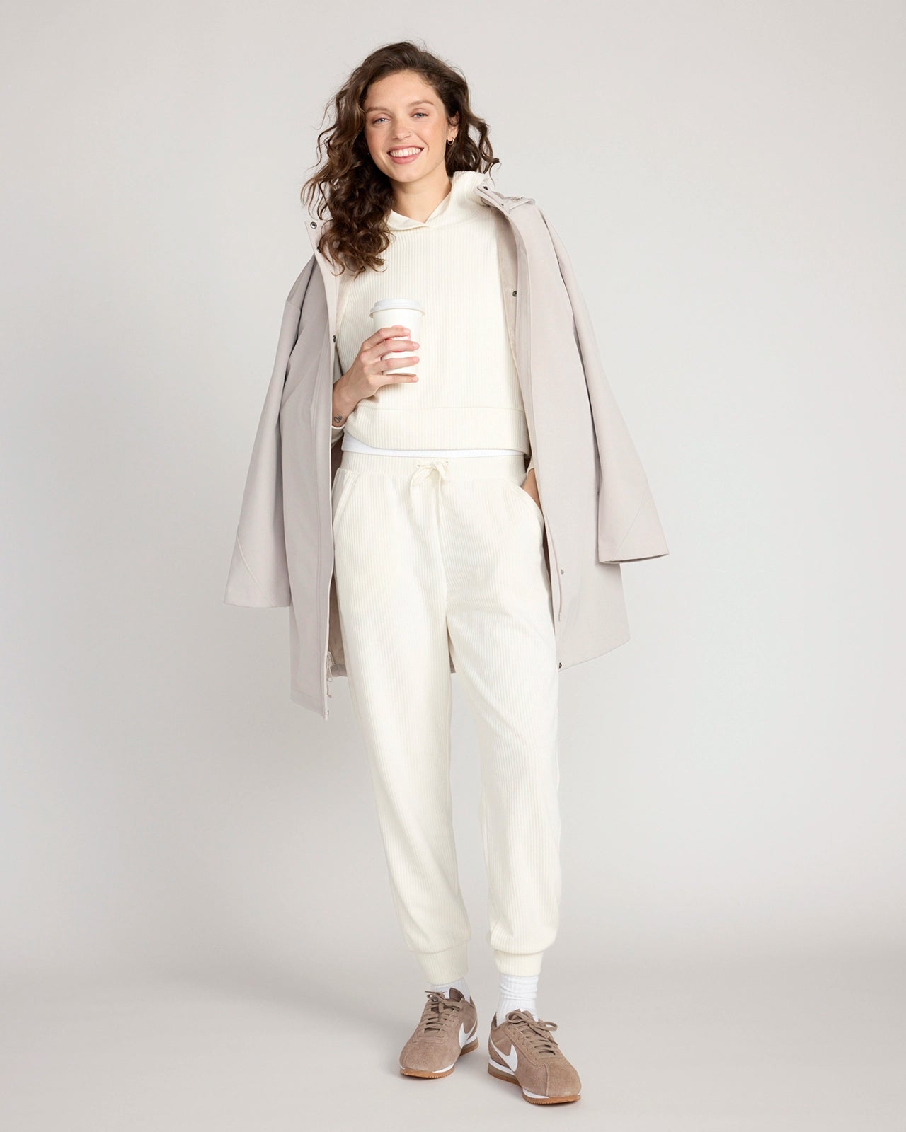 The Soft Luxe Ribbed GRS Certified Recycled Poly Jogger