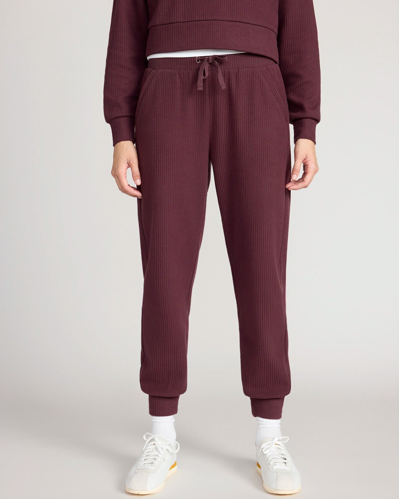 The Soft Luxe Ribbed GRS Certified Recycled Poly Jogger