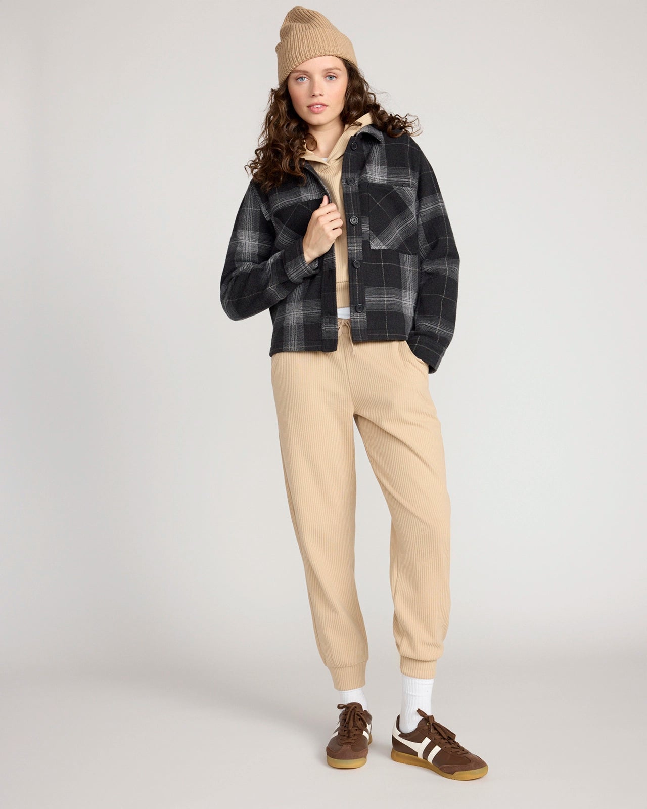 The Soft Luxe Ribbed GRS Certified Recycled Poly Jogger