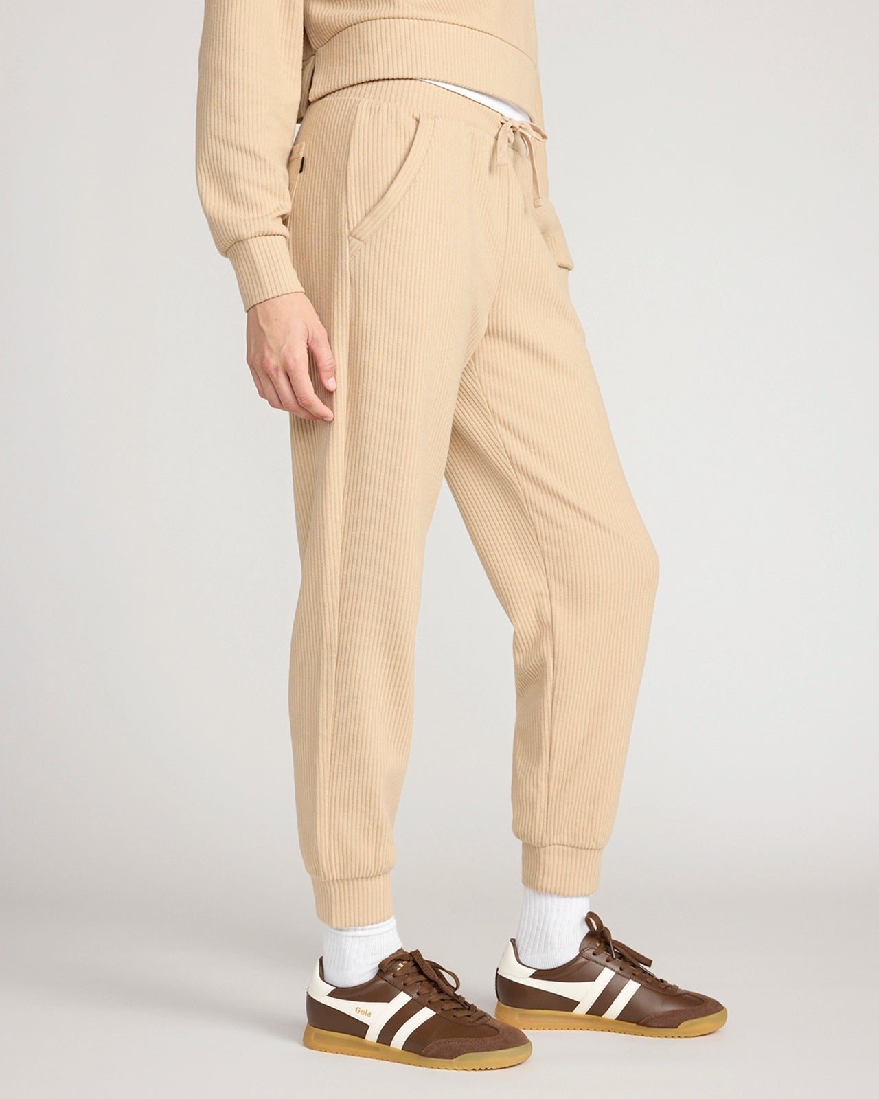 The Soft Luxe Ribbed GRS Certified Recycled Poly Jogger