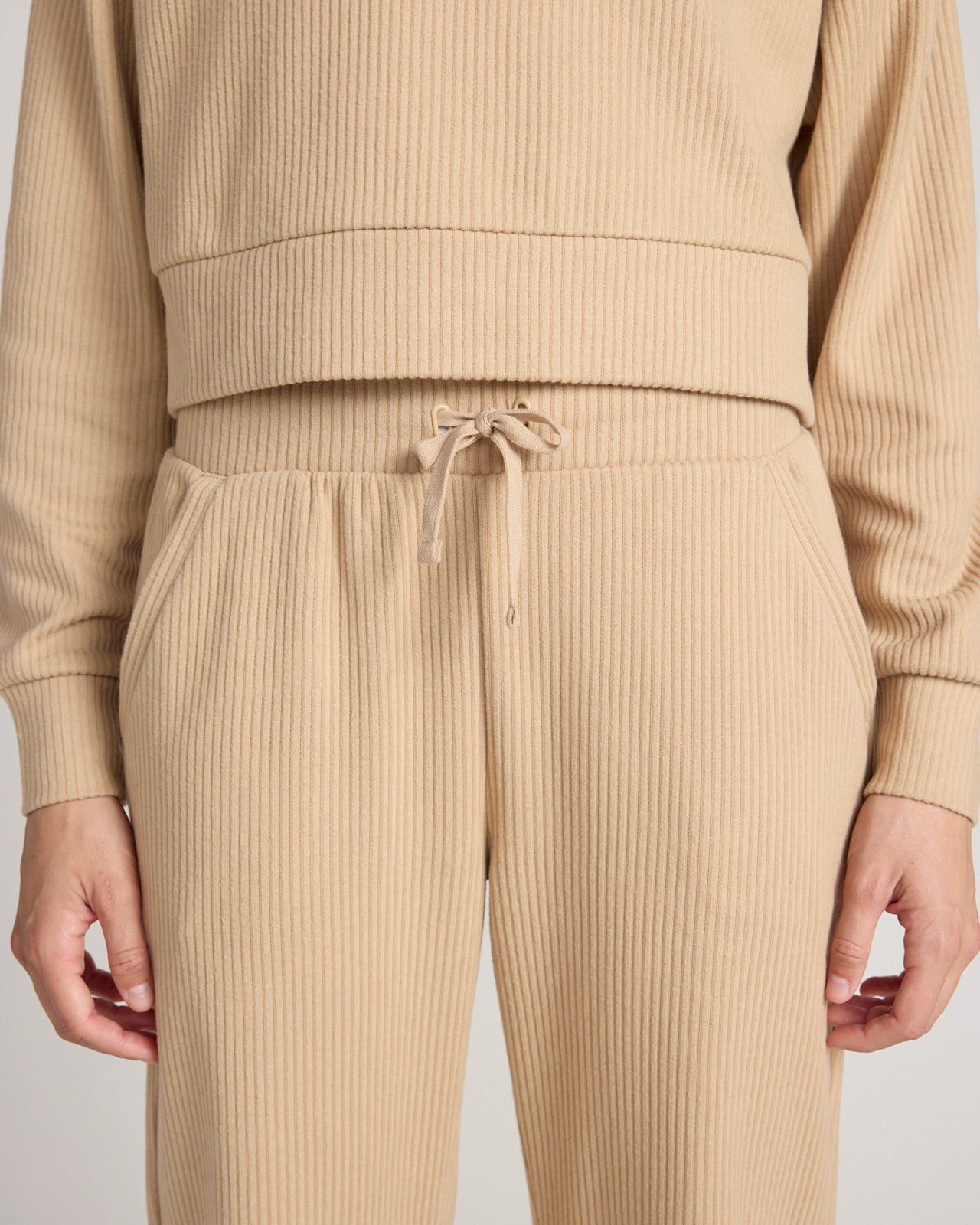 The Soft Luxe Ribbed GRS Certified Recycled Poly Jogger