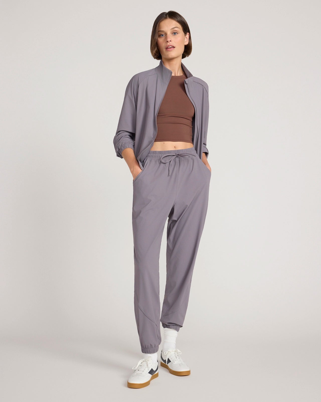 The Active Tricot Jogger - Excalibur Purple