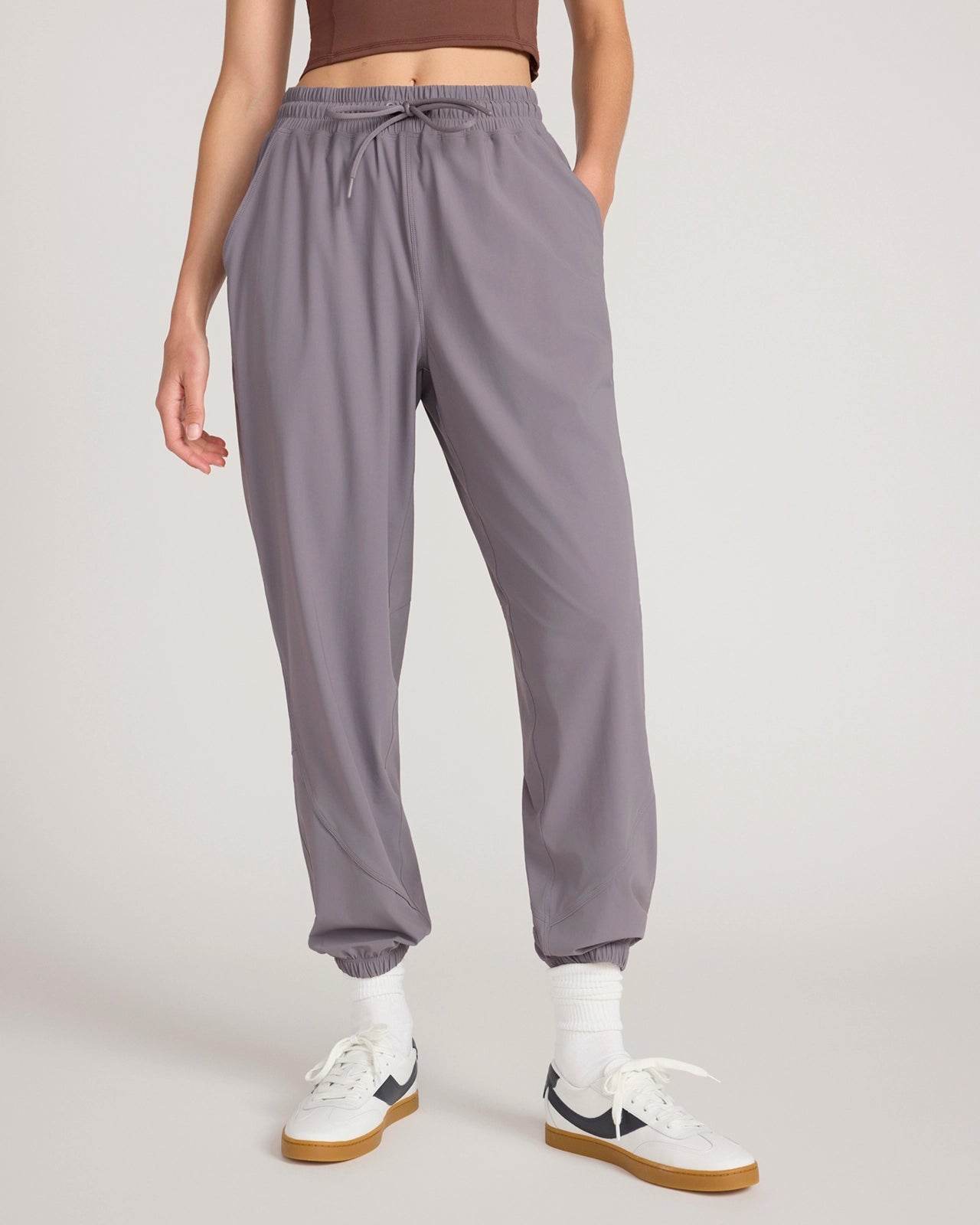The Active Tricot Jogger - Excalibur Purple
