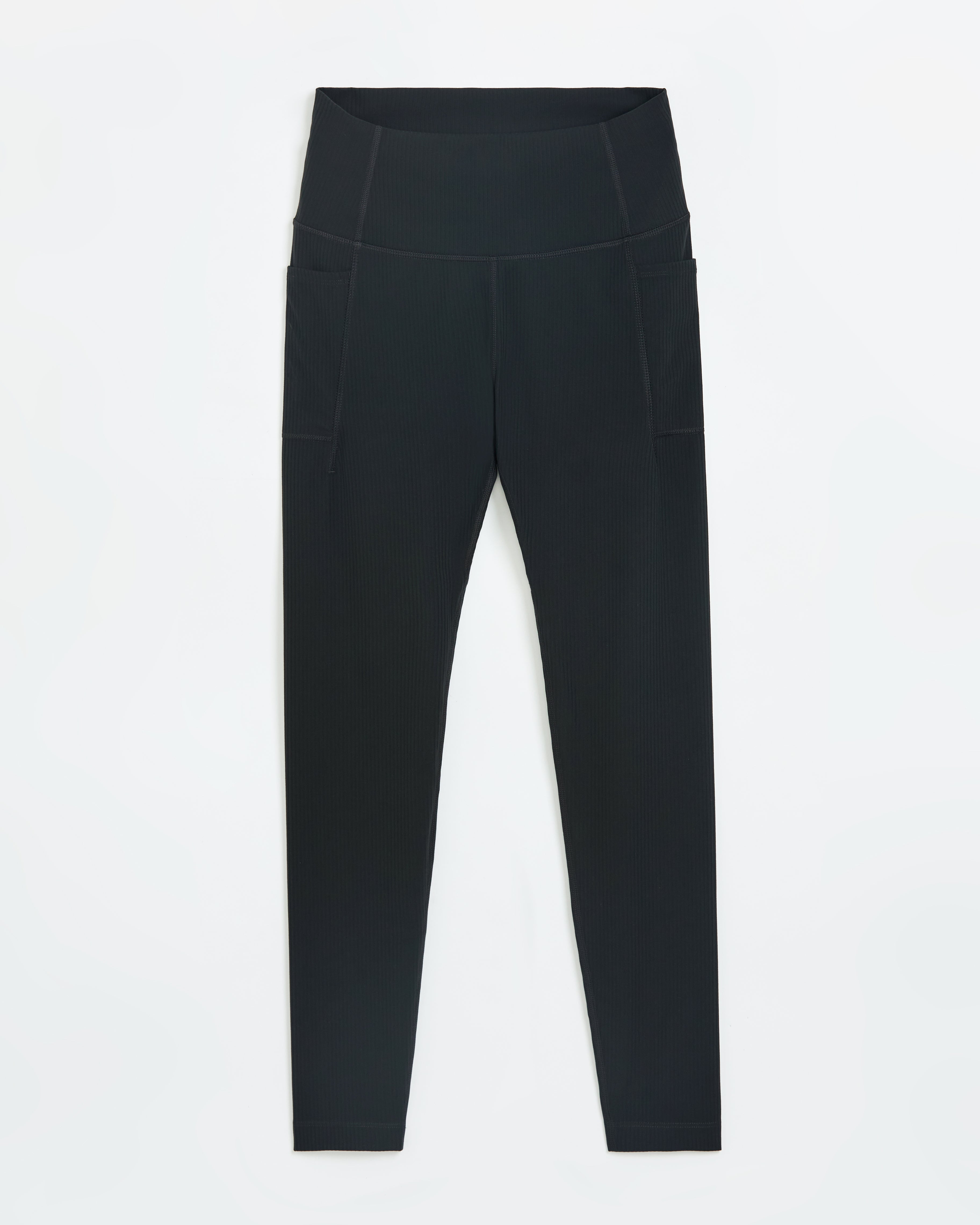 The Active Ribbed Legging - Black