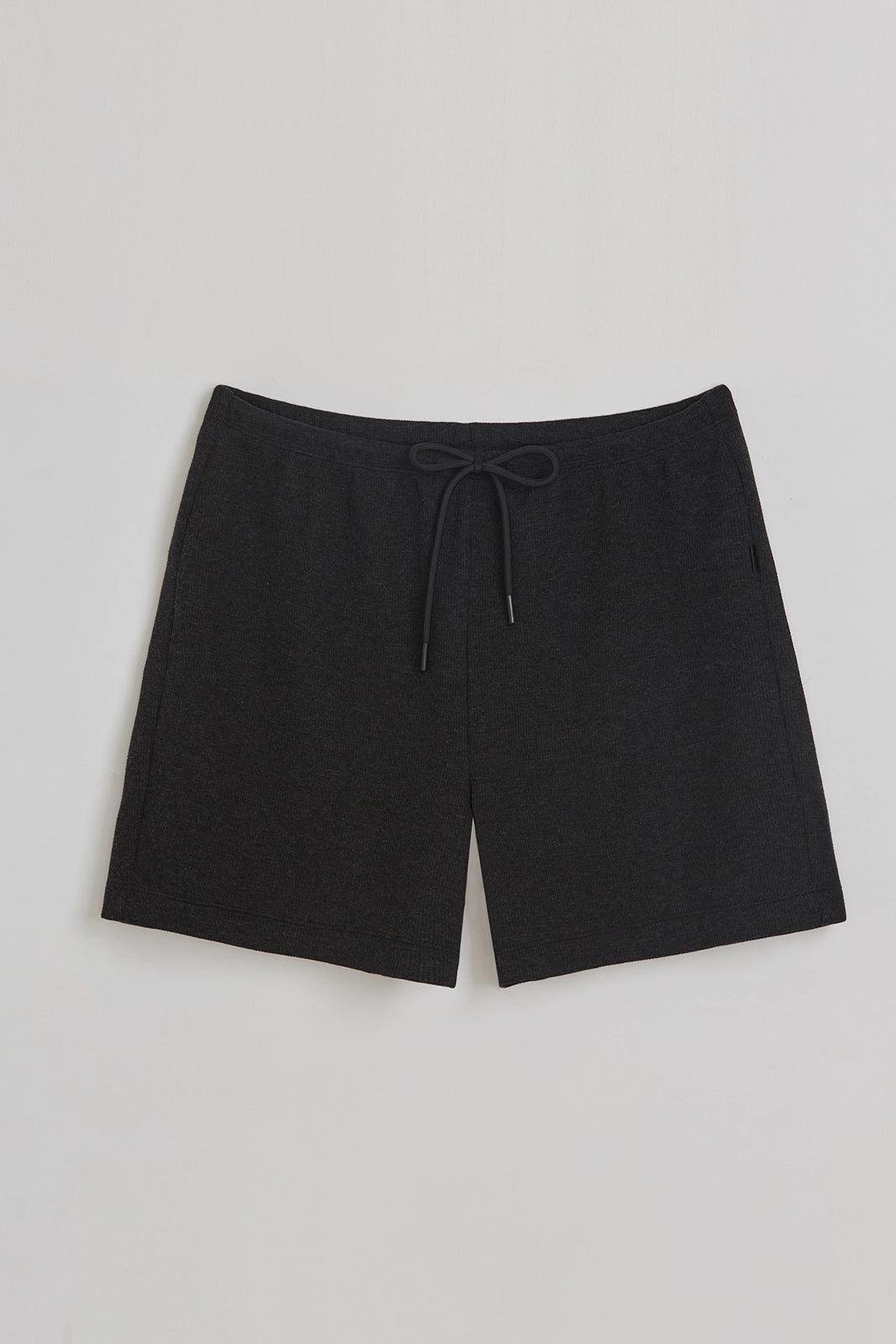 The Organic Cotton Club Waffle Short - Black