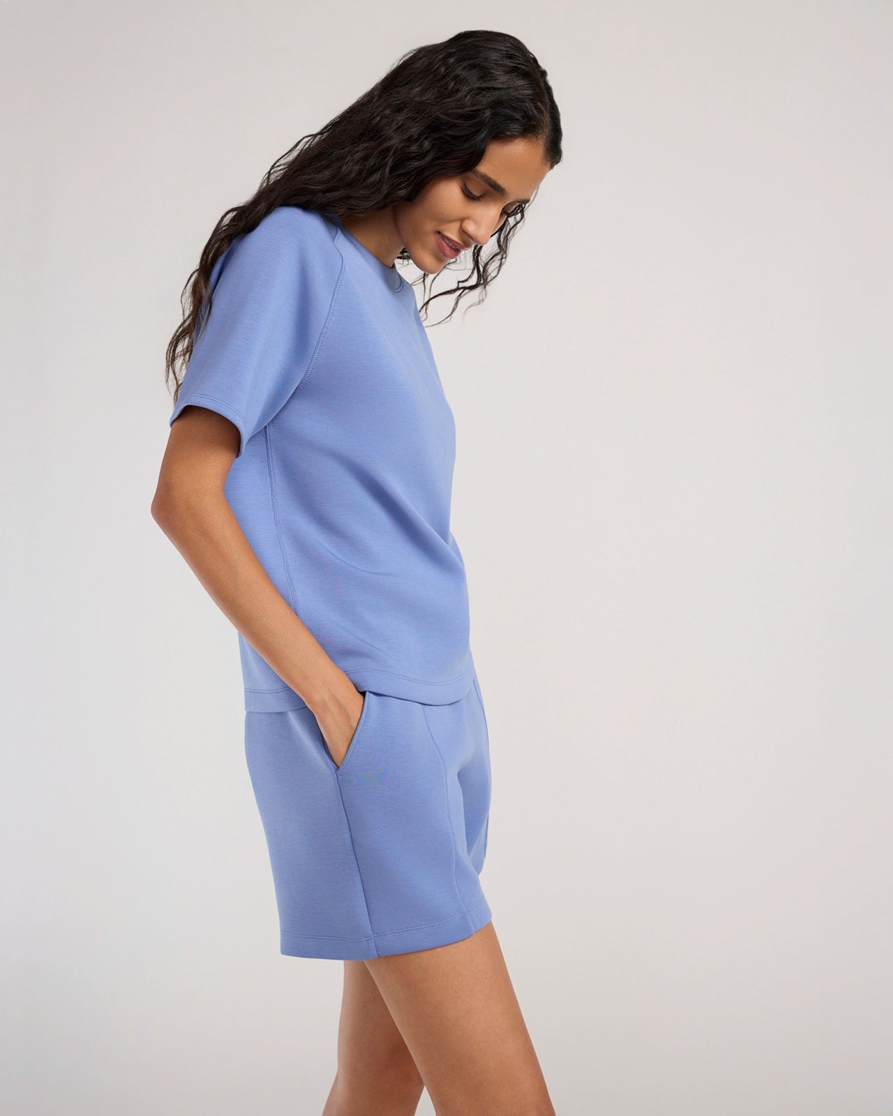 The Soft Tech Fleece Bermuda Short - Colony Blue
