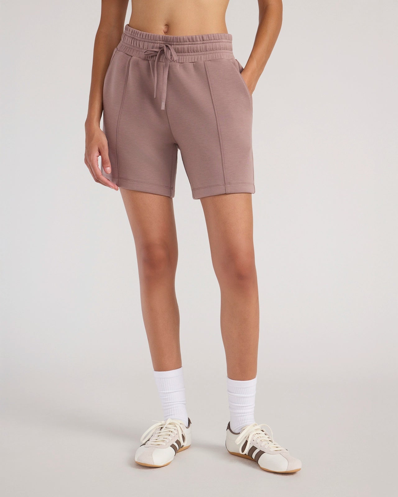 The Soft Tech Fleece Bermuda Short - Deep Taupe