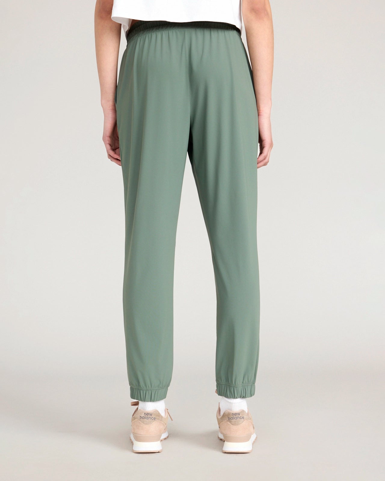 The Active Warp Knit Jogger - Muted Green