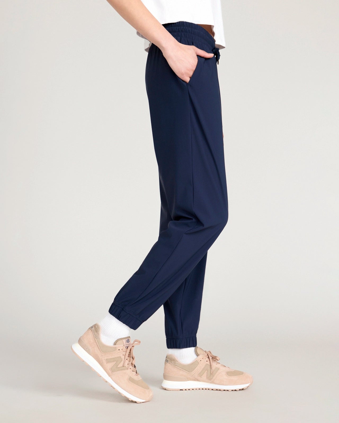 The Active Warp Knit Jogger - Navy Blazer