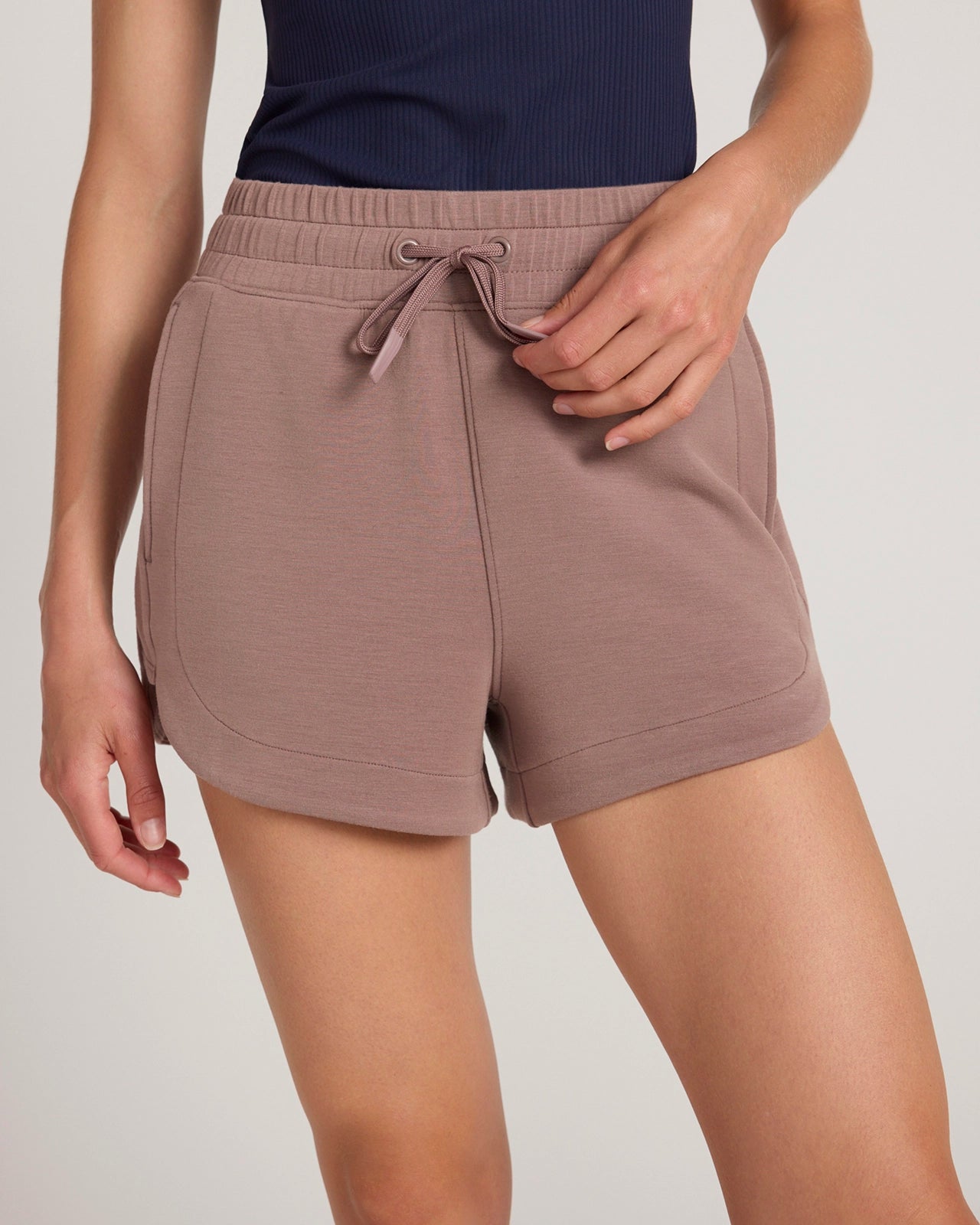 The Soft Luxe Short - Deep Taupe
