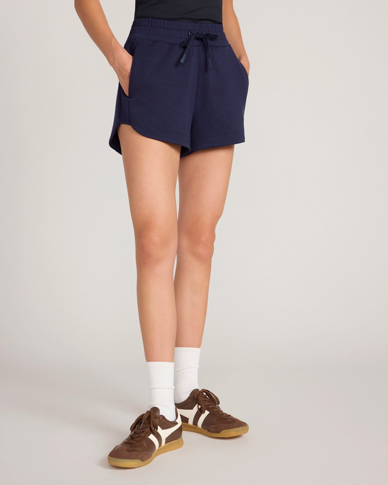The Soft Luxe Short - Baritone Blue