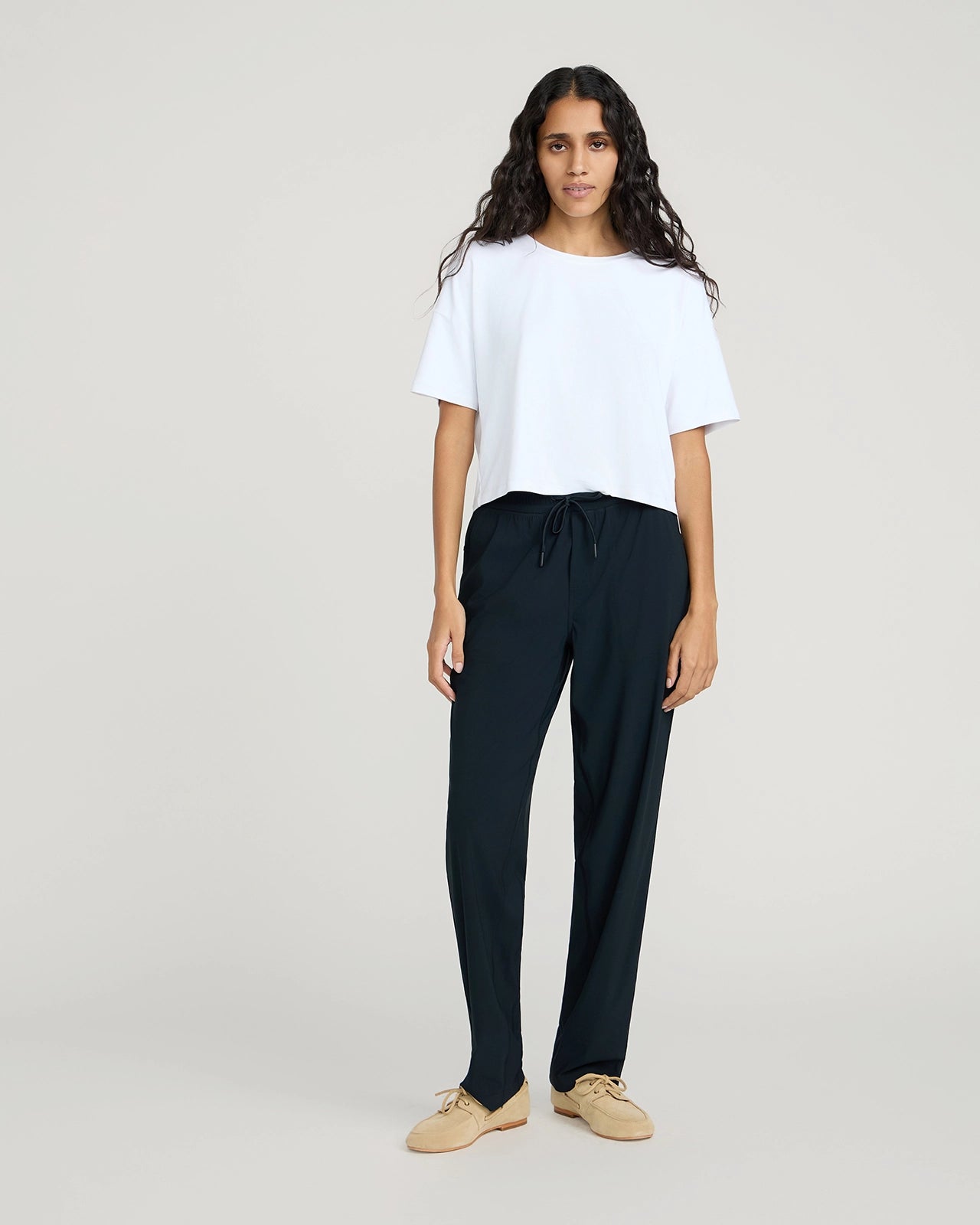 The Soft Stretch Warp Knit Cargo Pant - Black
