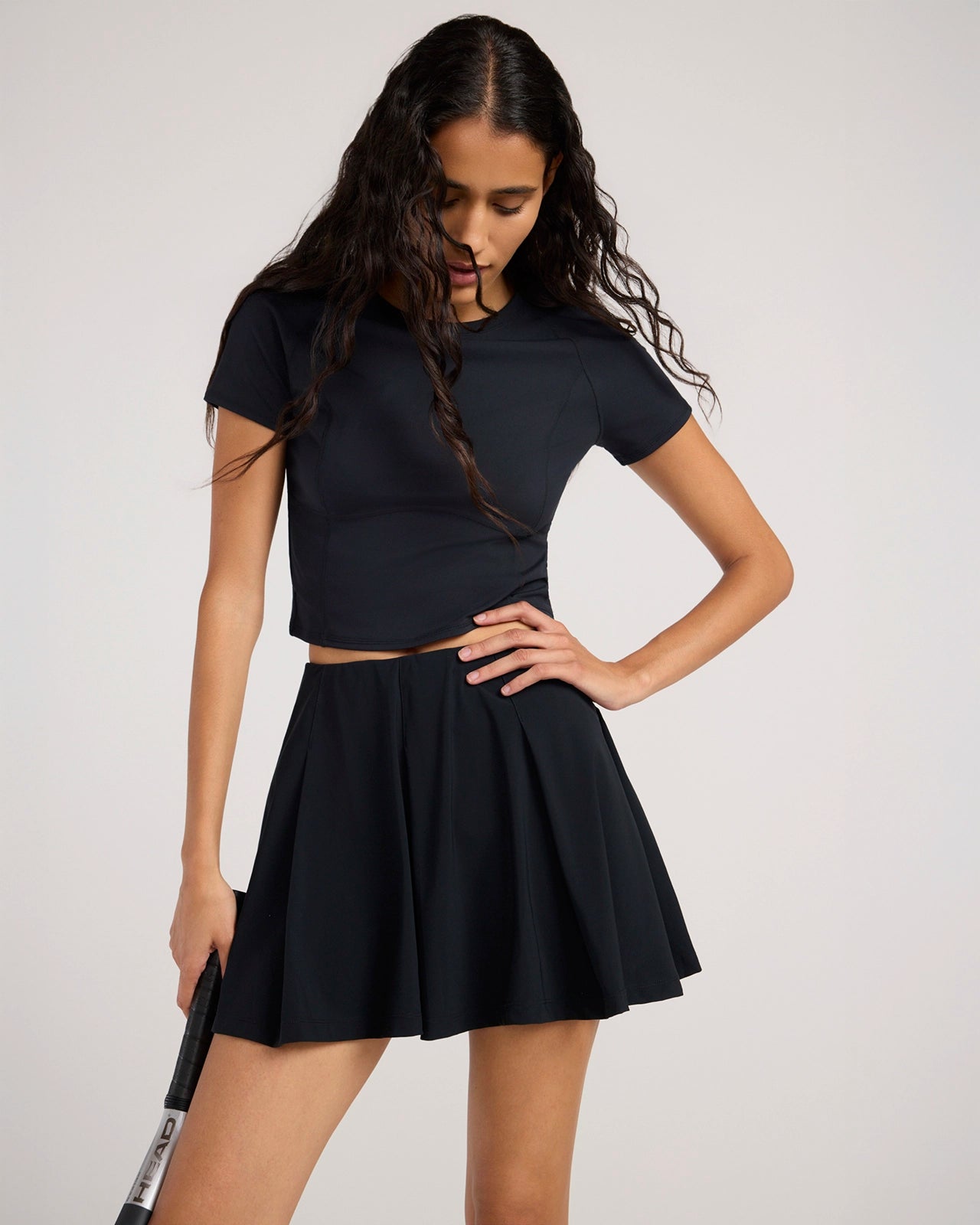 The Active Tennis Skort - Black
