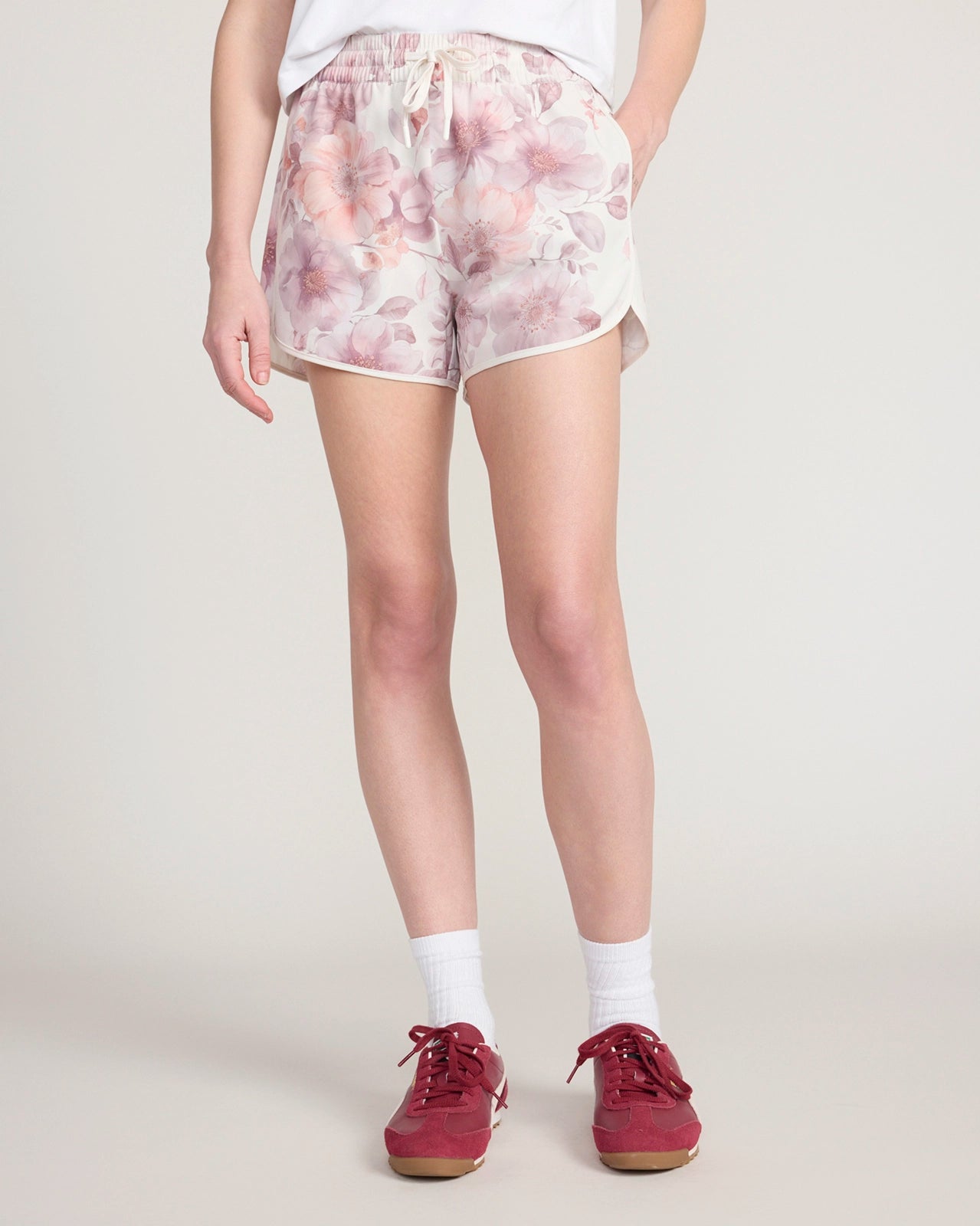 The Active Floral Print Short - Sunset Floral Print