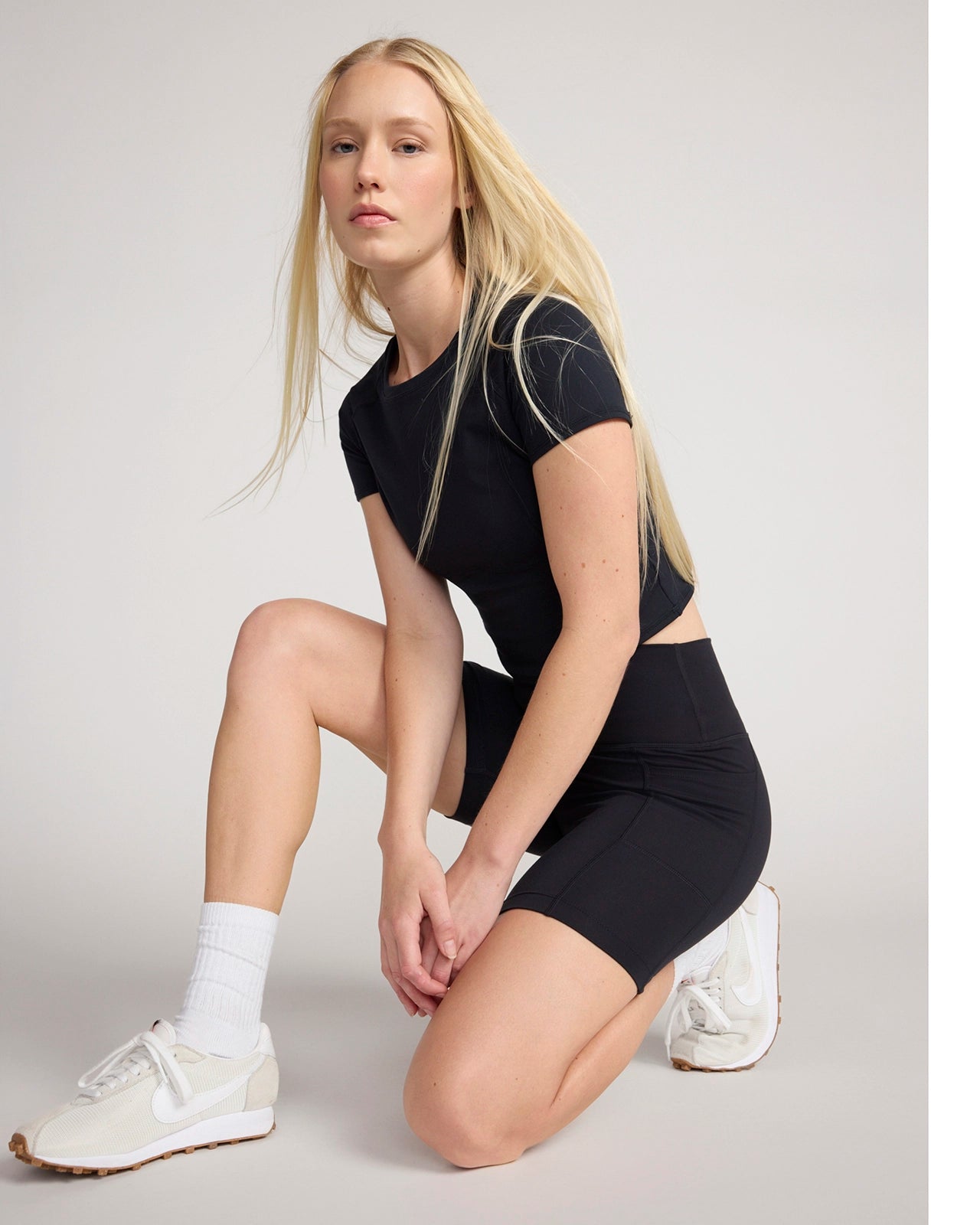The Active Peached Bike Short - Black