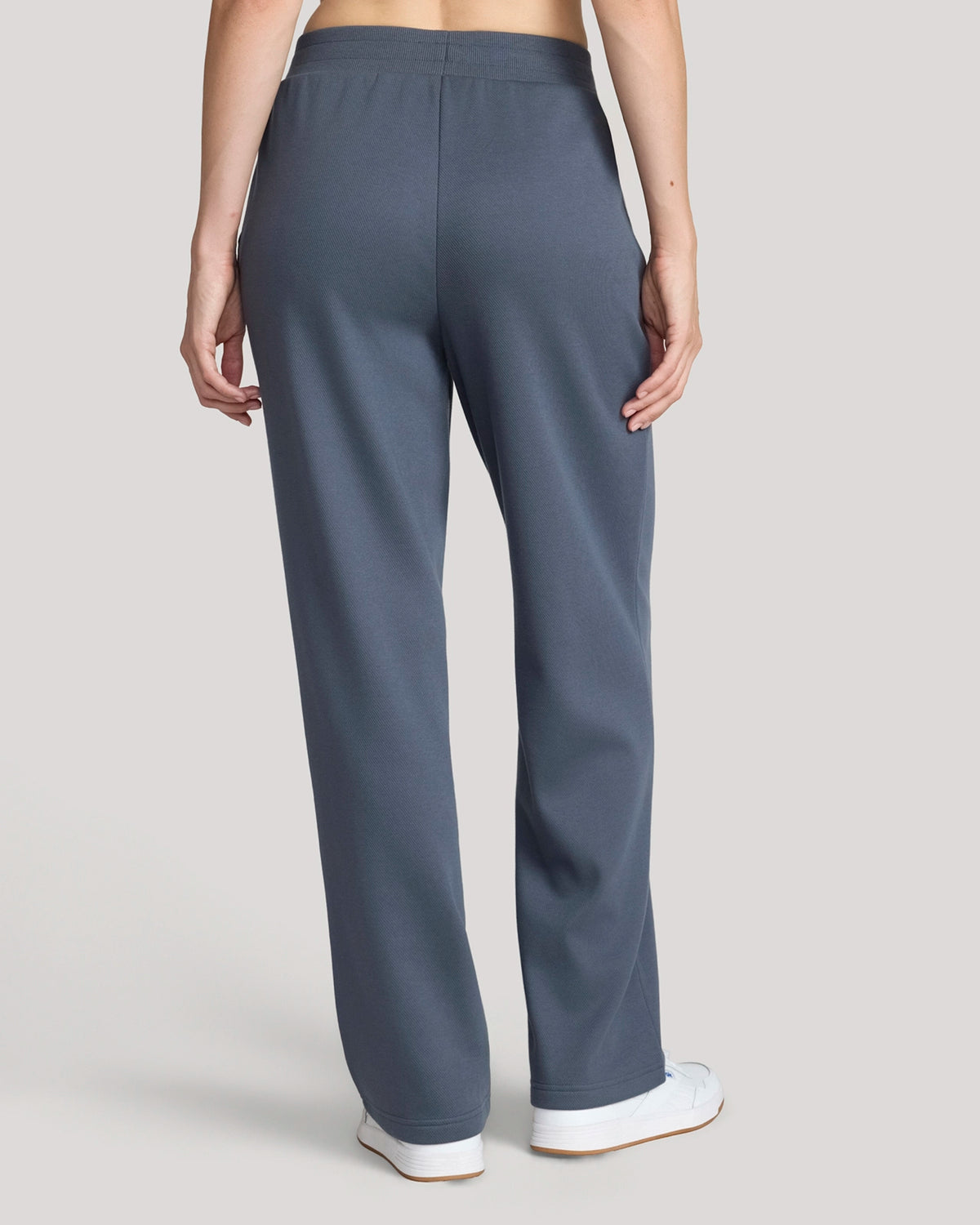 The Soft Luxe Bonded Fleece Wide Leg Pant - Blue