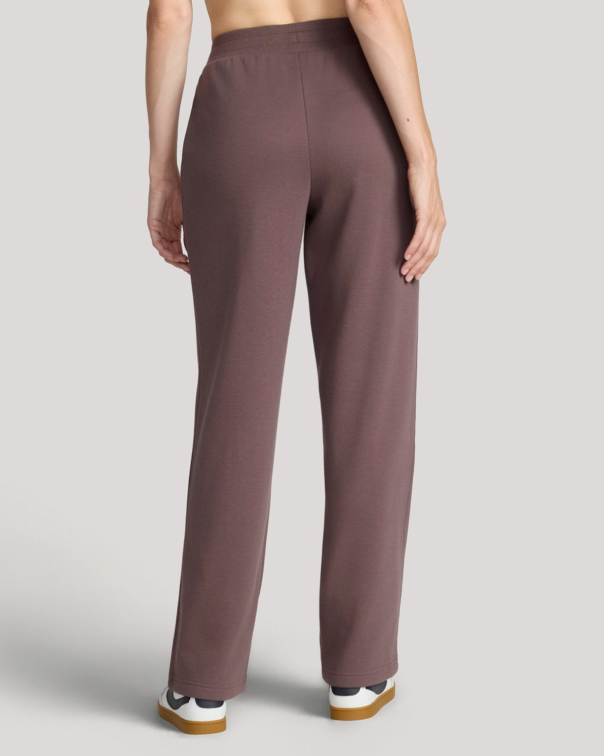 The Soft Luxe Bonded Fleece Wide Leg Pant - Brown
