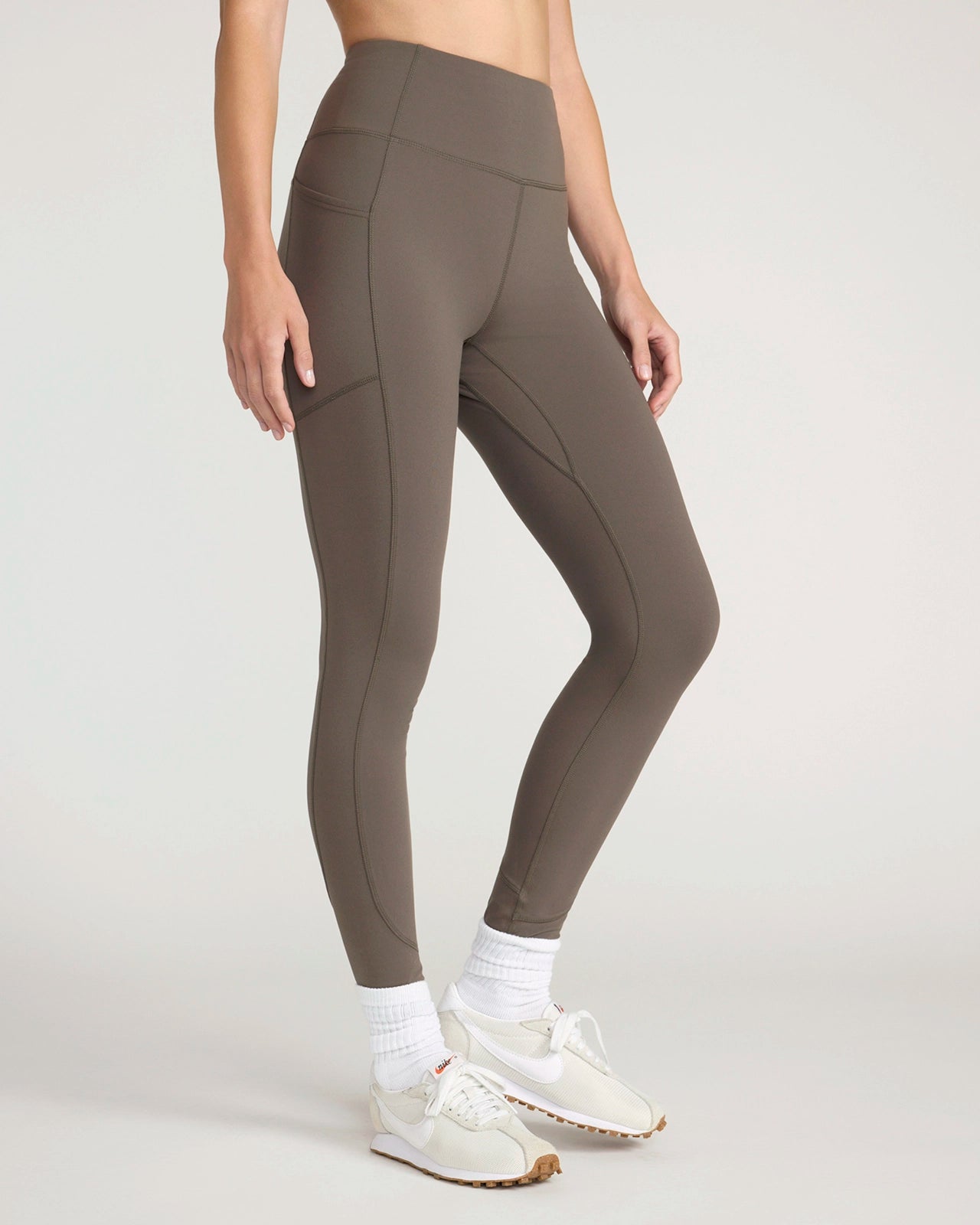 For detailed item description, go to 'Long Product Description' region - The Active Side Pocket Legging - Brown
