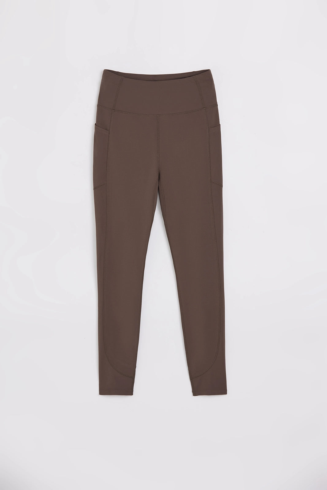 The Active Side Pocket Legging - Brown