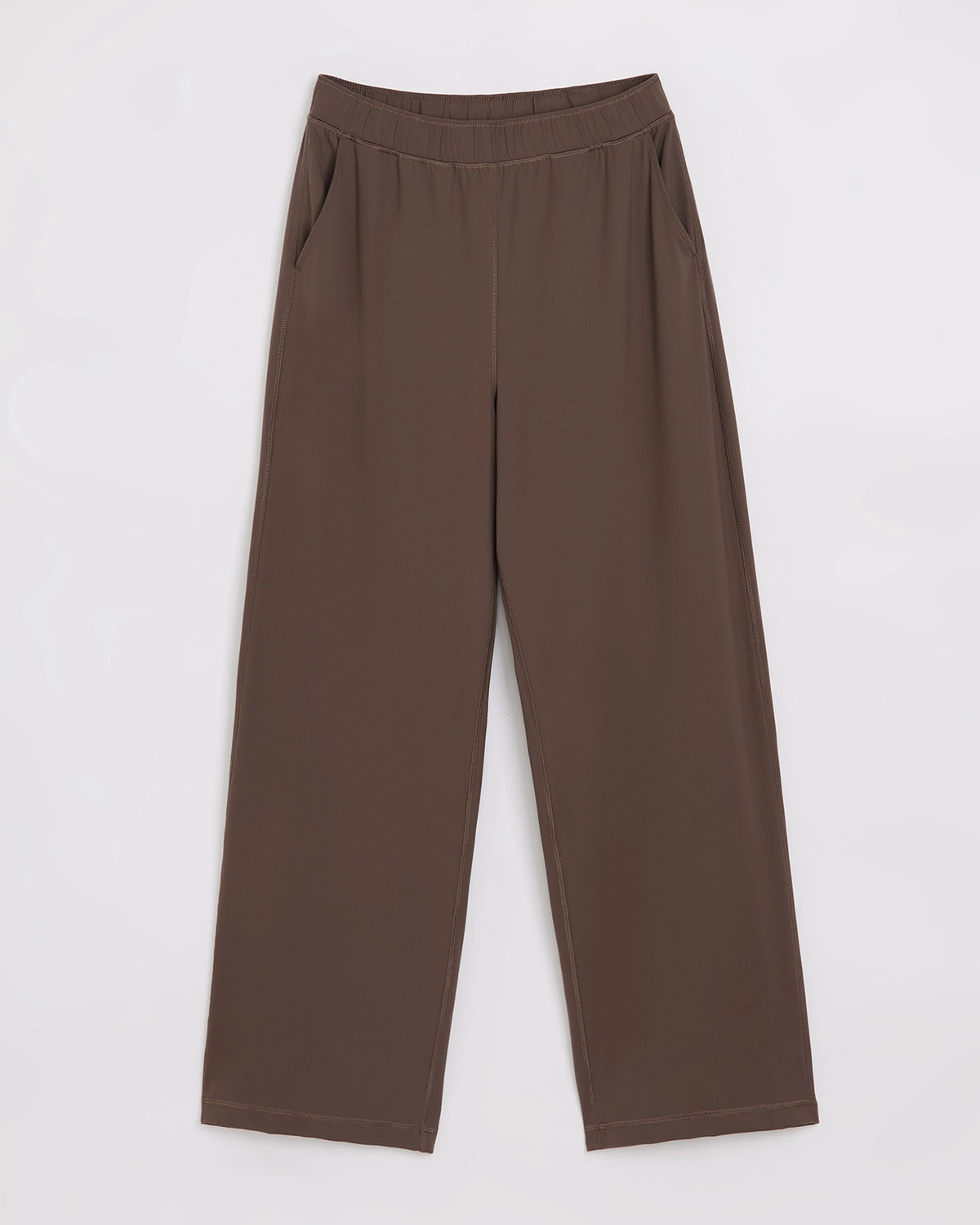 The Active Ultra Soft Stretch Wide Leg Pant - Morel Taupe