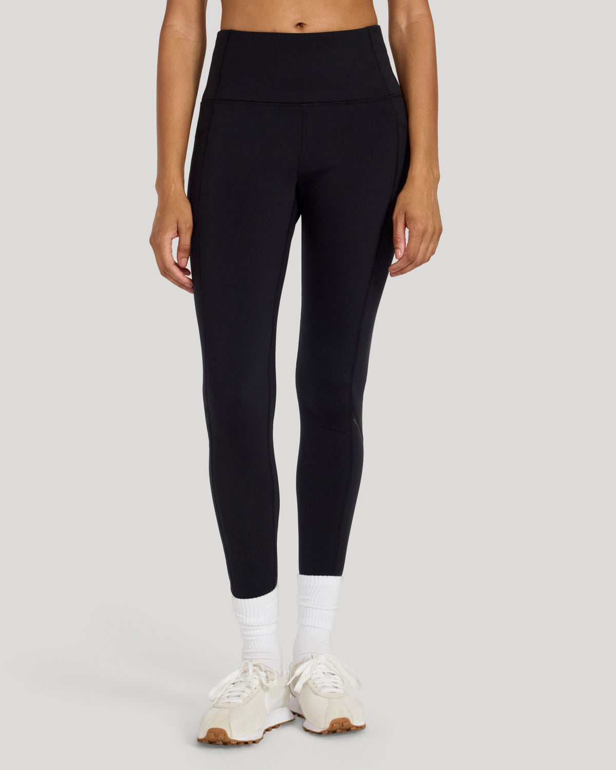 The Active Cold Weather Reflective Legging - Black