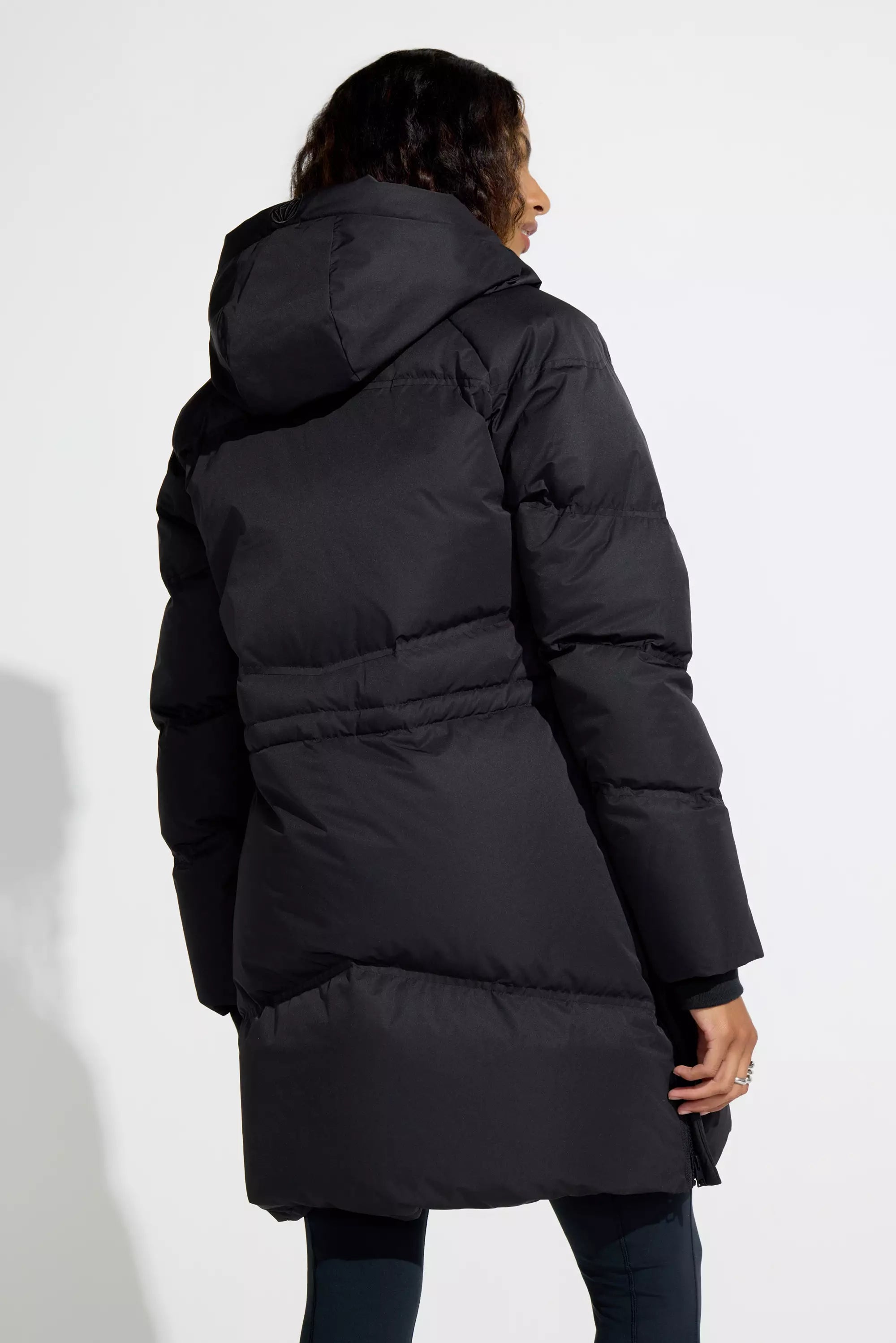 Women’s Mid-Length Down Fill Puffer - Black