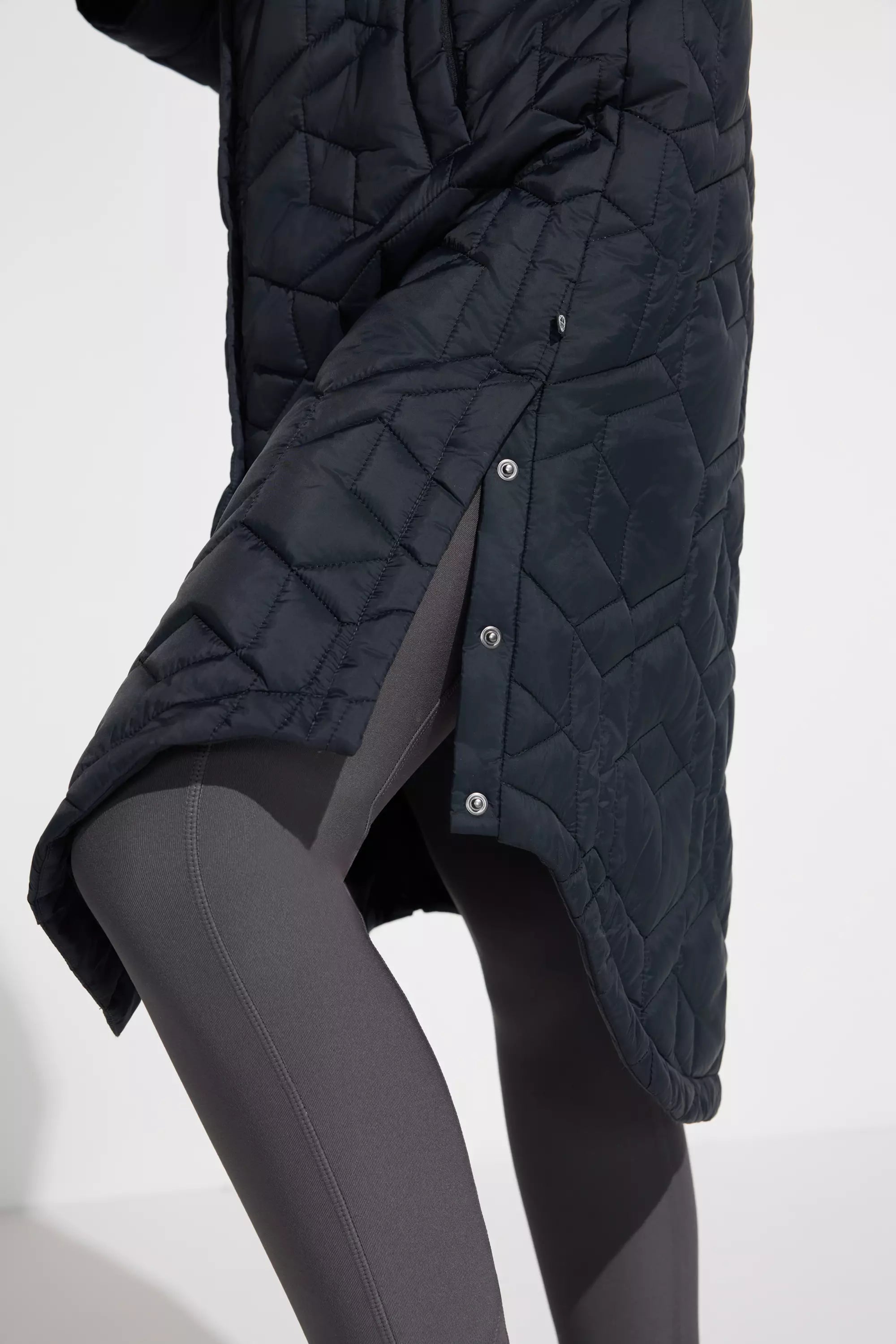 Women’s Longline Quilted Freezer Jacket