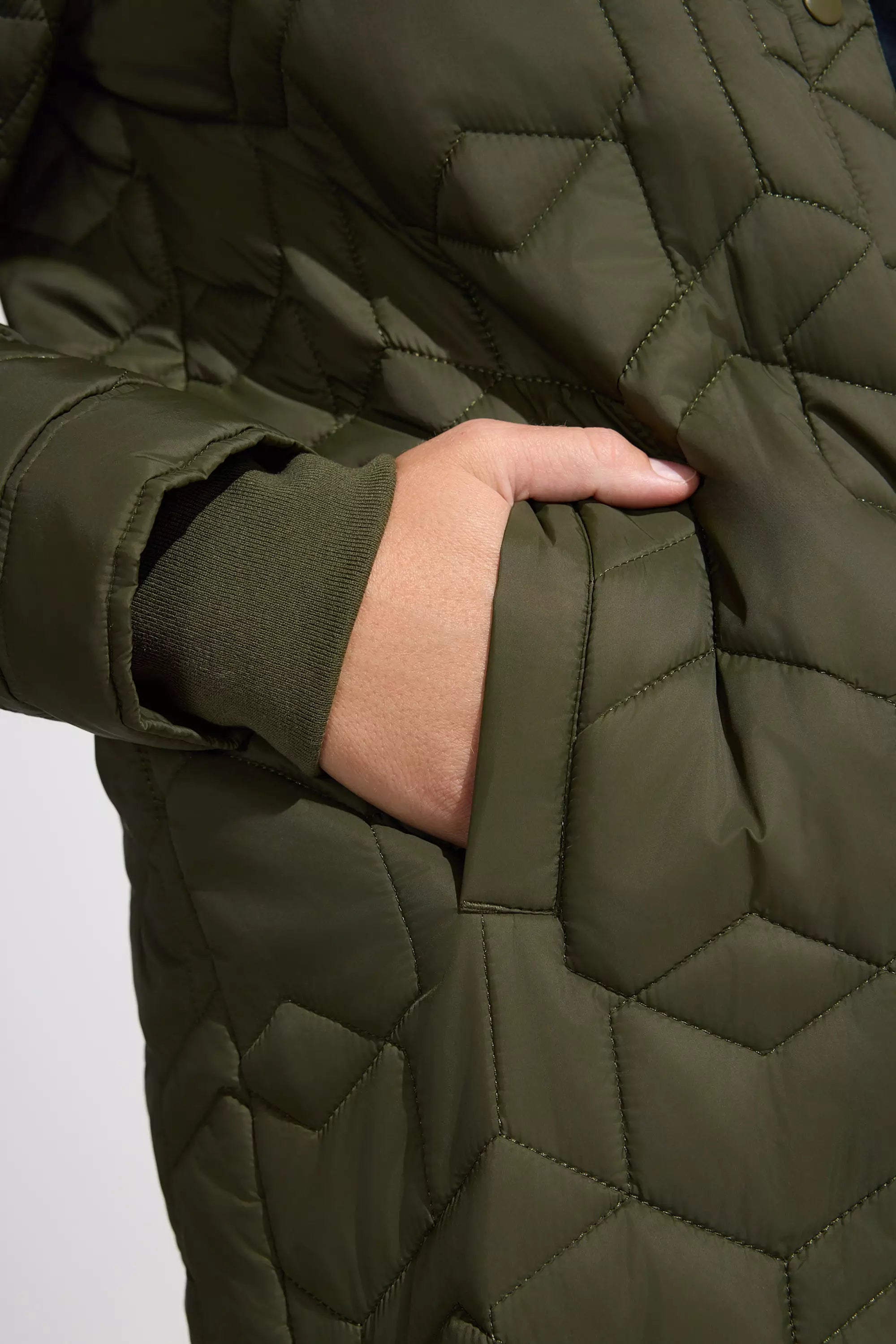 Women’s Longline Quilted Freezer Jacket