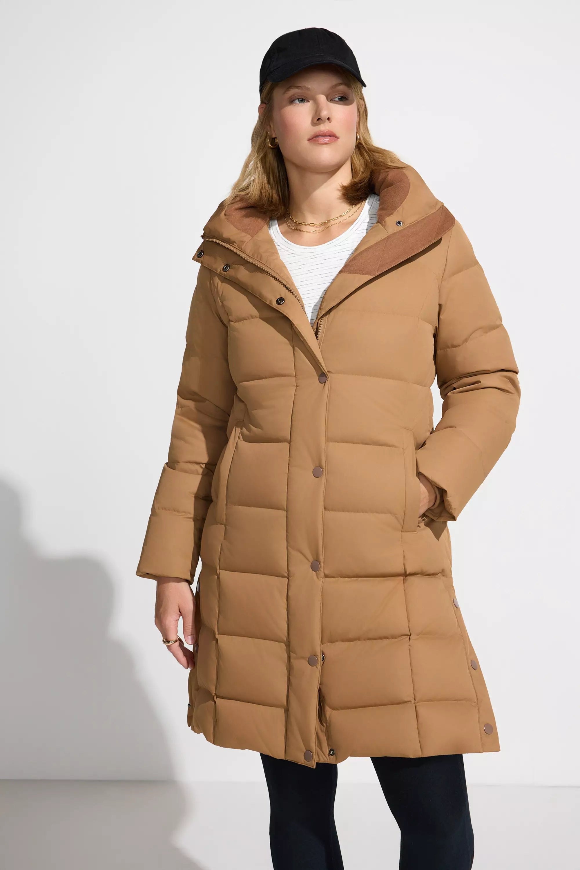 Women’s Long Down Parka - Toasted Coconut