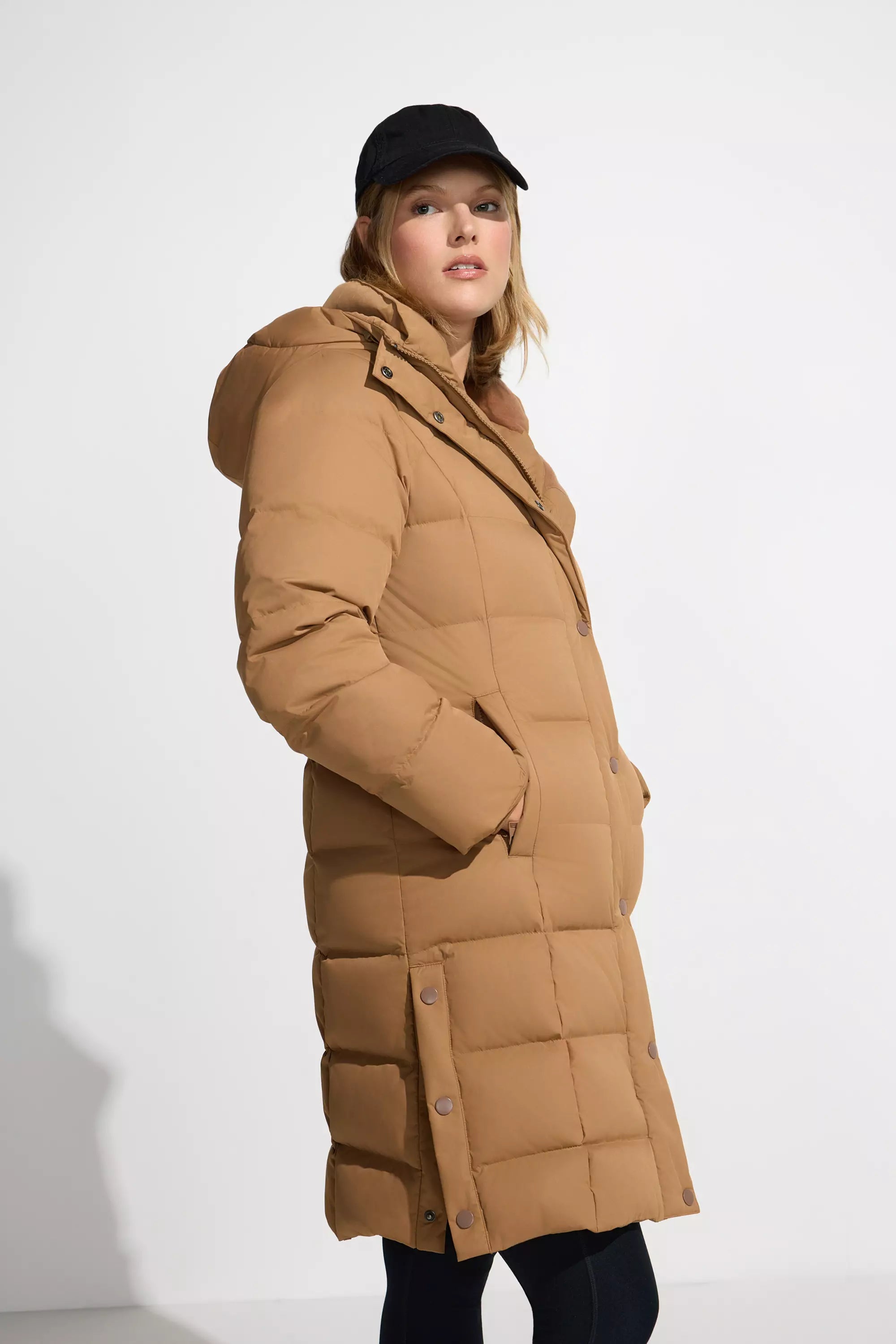 Women’s Long Down Parka - Toasted Coconut