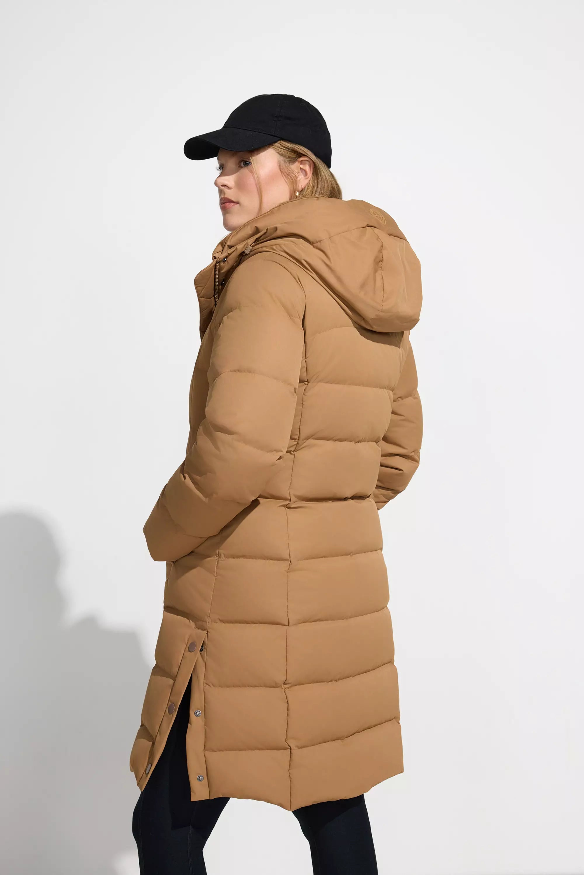 Women’s Long Down Parka - Toasted Coconut