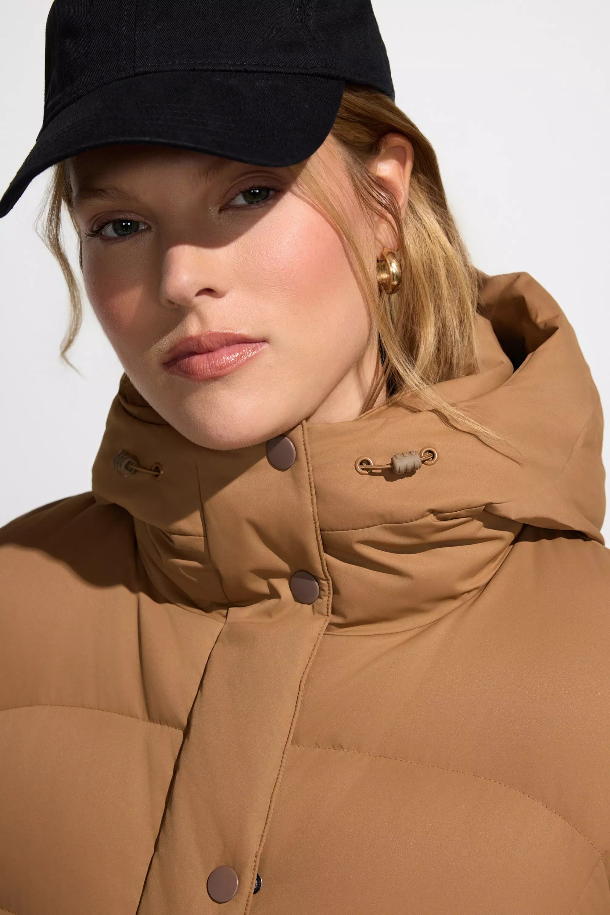 Women’s Long Down Parka - Toasted Coconut